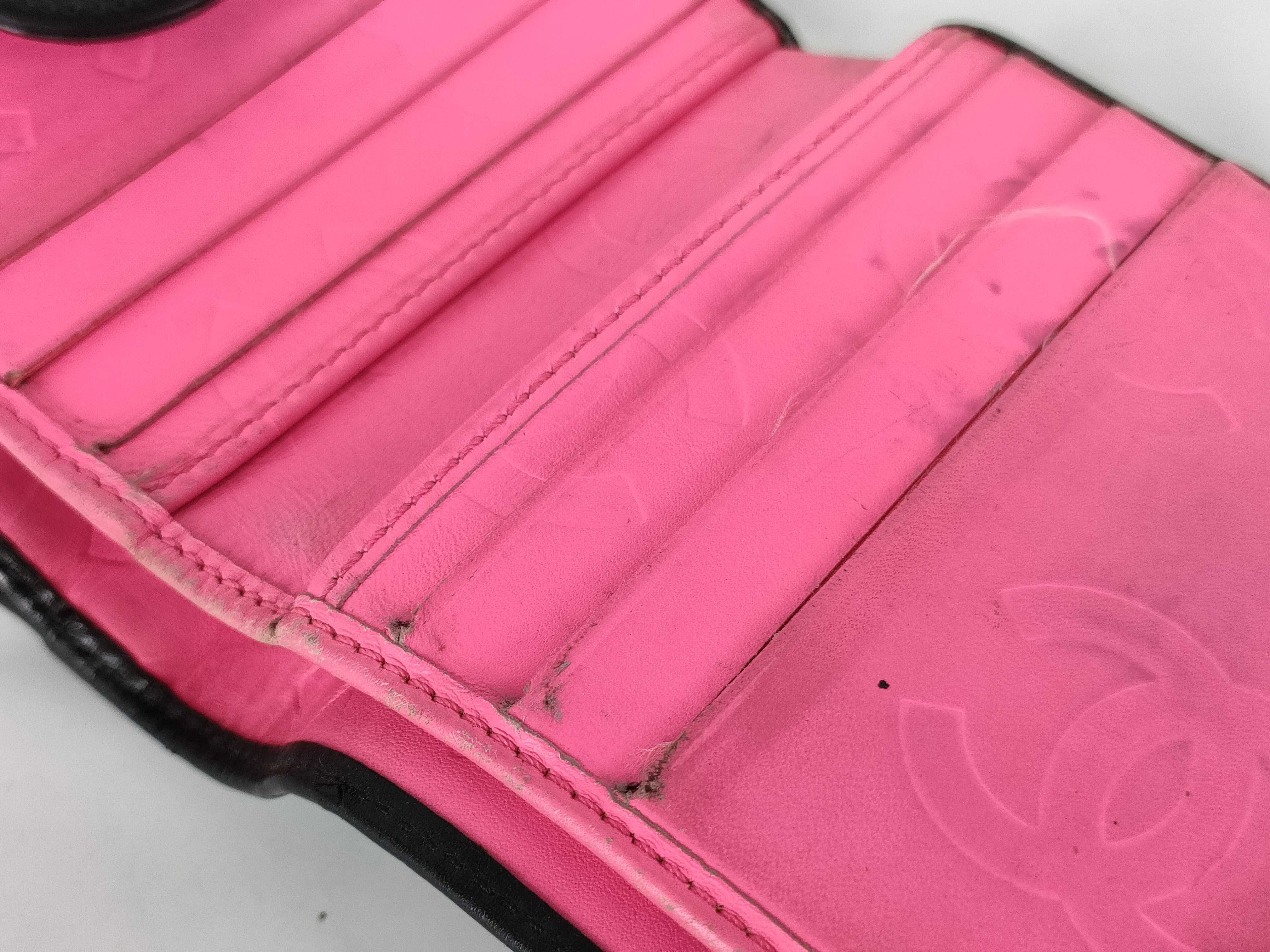 【水曜終了】(10228_0065)CHANEL カンボン ココ 二つ折り財布 財布