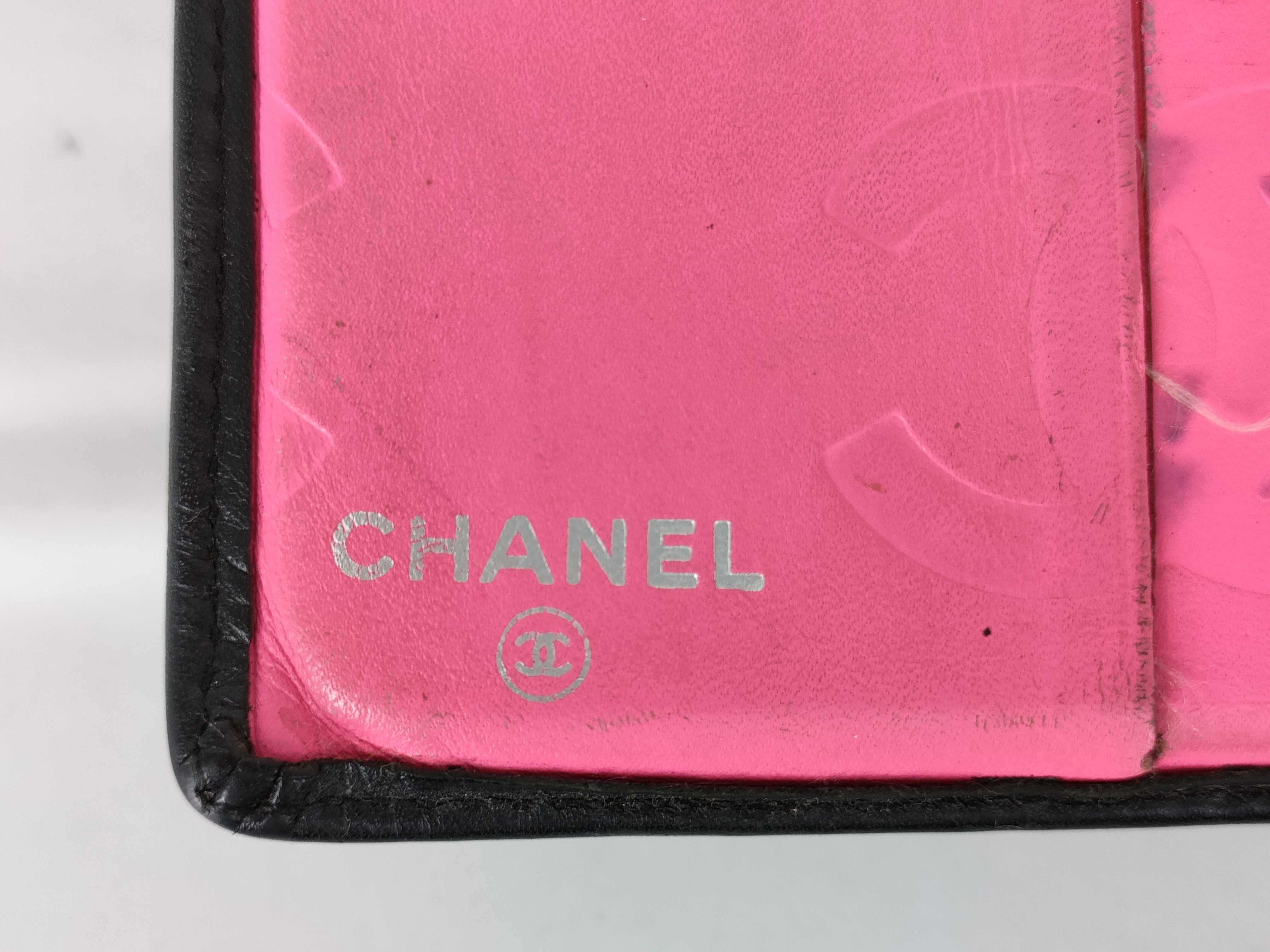【水曜終了】(10228_0065)CHANEL カンボン ココ 二つ折り財布 財布