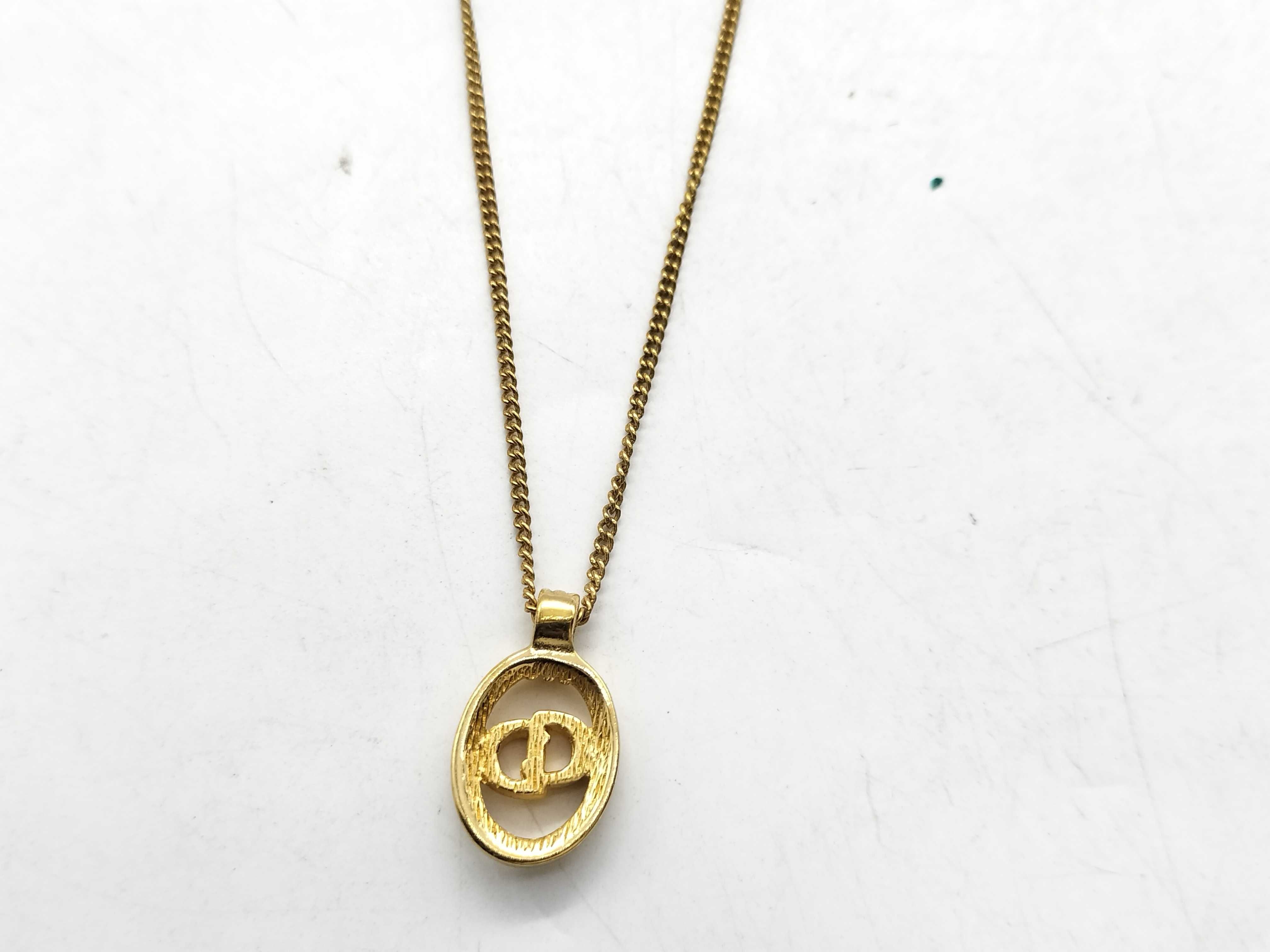 【水曜終了】(10221_0720)Dior ロゴネックレス ネックレス