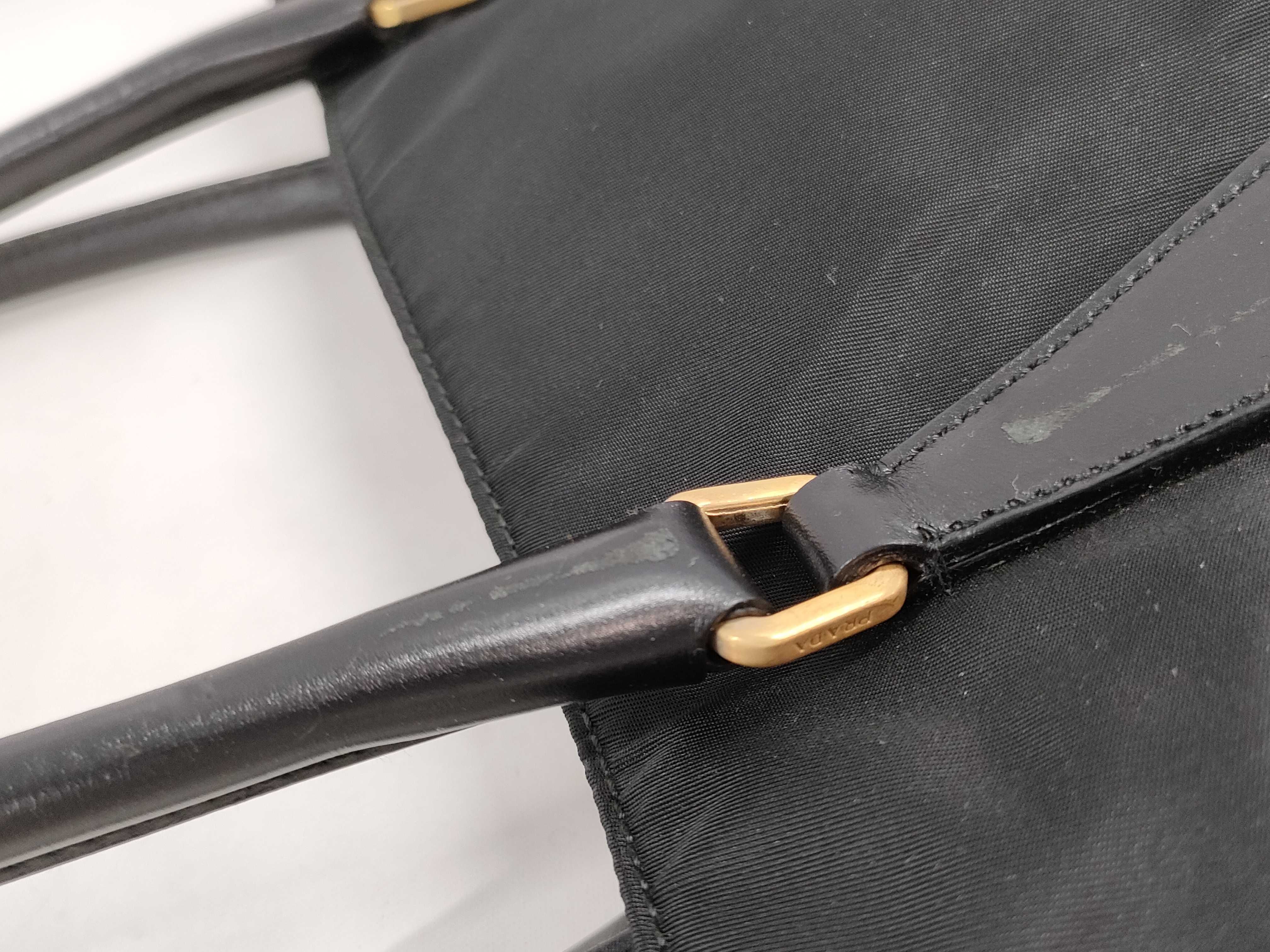 【水曜終了】(10230_0267)PRADA ナイロン トートバッグ トートバッグ