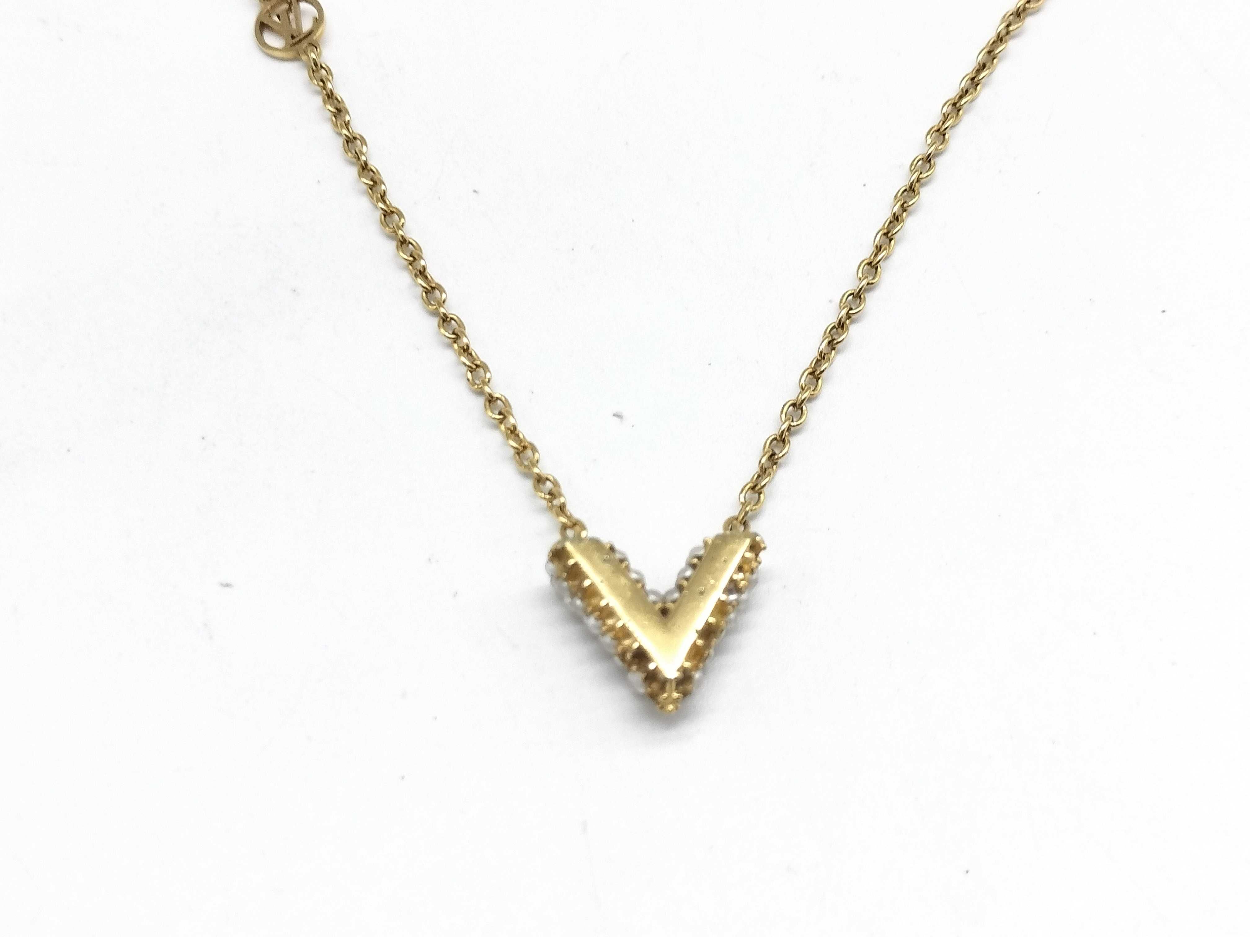 【水曜終了】(10229_0378)LOUIS VUITTON ヴィトン エンセンシャルV M68358 ネックレス
