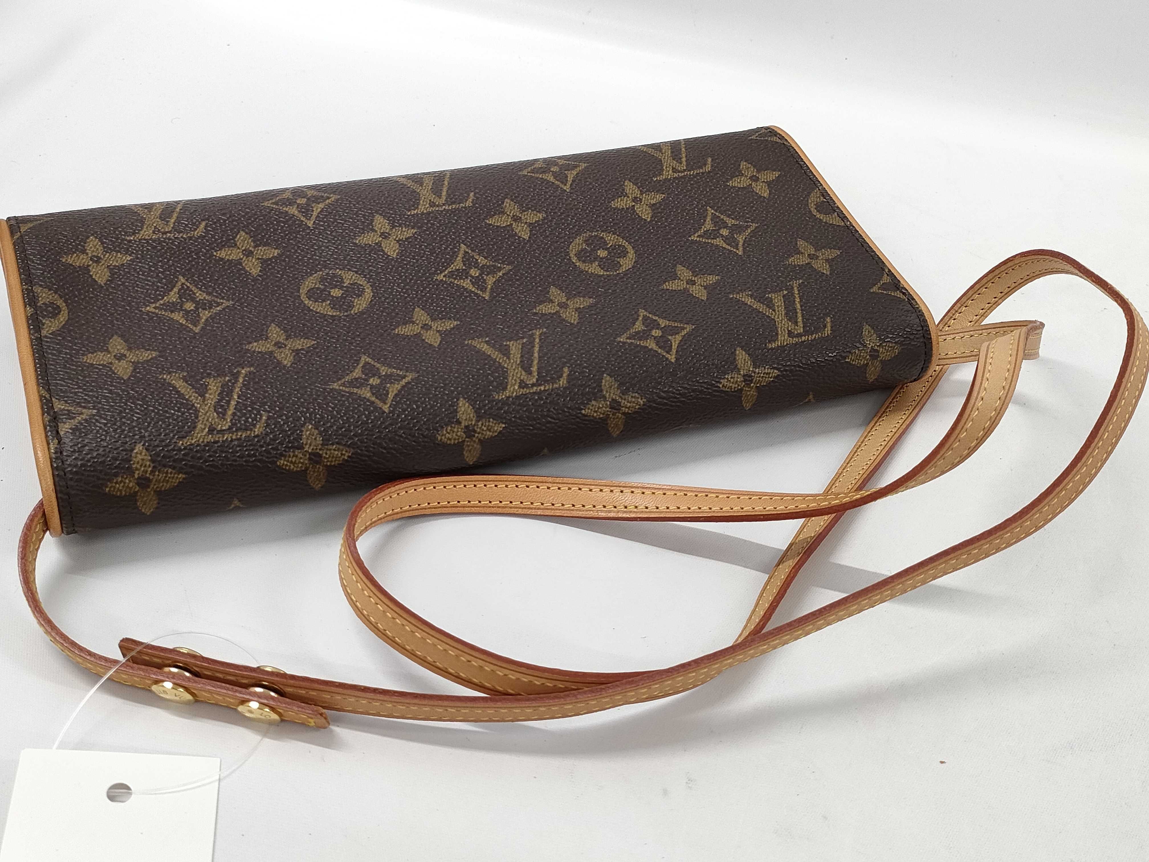 【水曜終了】(10229_0288)LOUIS VUITTON モノグラム M51852 ポシェットツインGM ショルダーバッグ