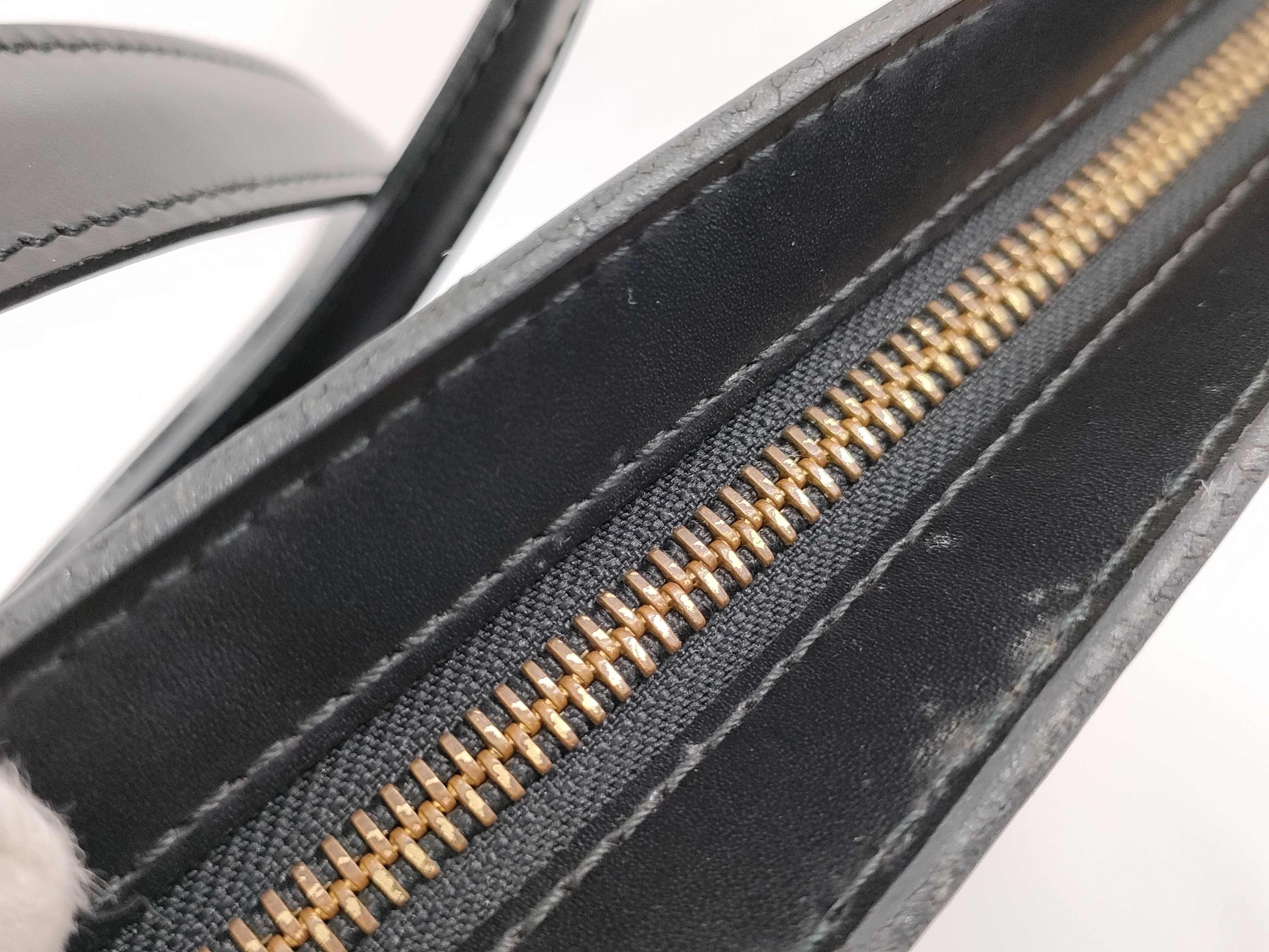 【水曜終了】(10229_0289)LOUIS VUITTON エピ サンジャック ブラック トートバッグ