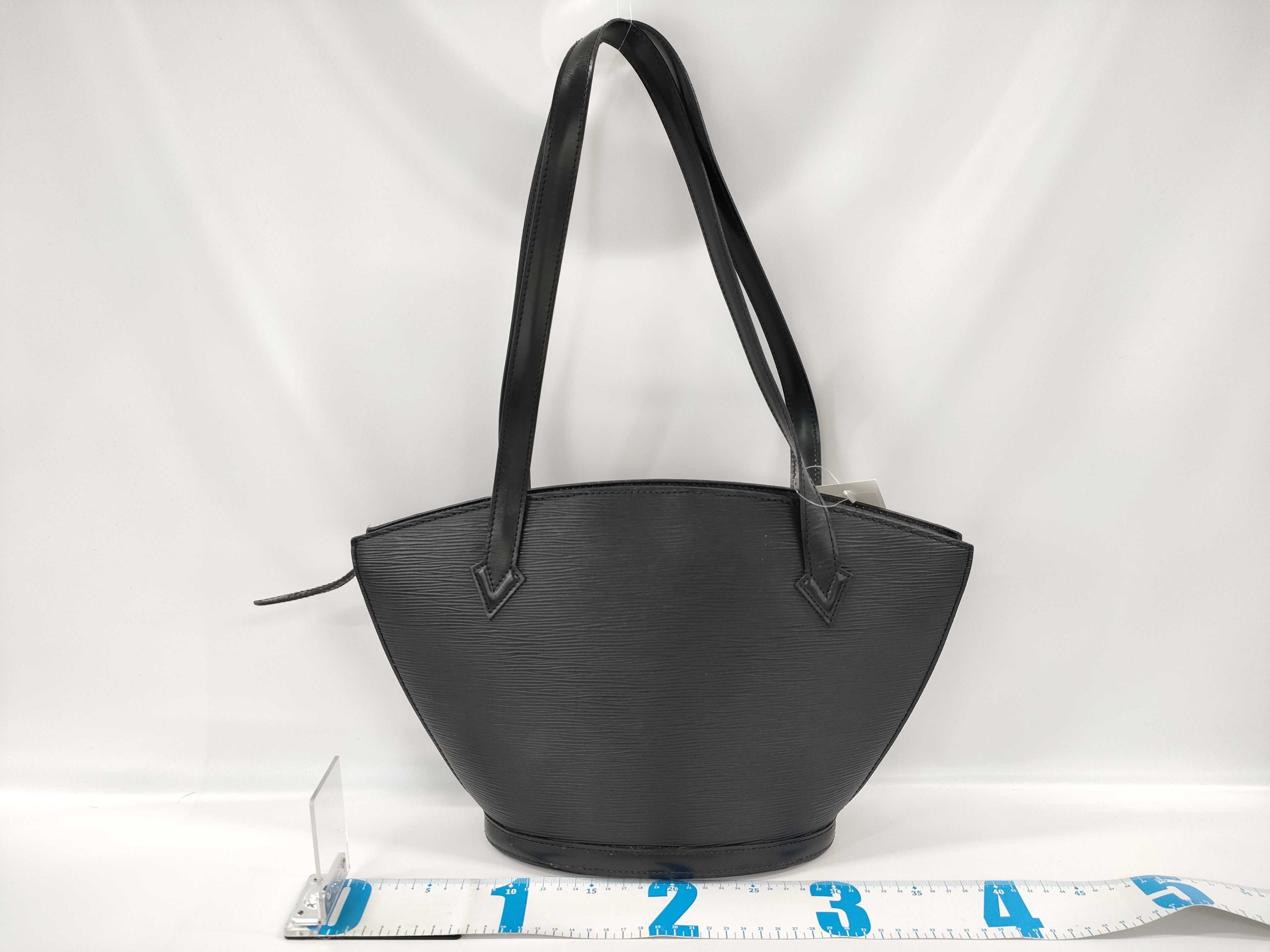 【水曜終了】(10229_0289)LOUIS VUITTON エピ サンジャック ブラック トートバッグ