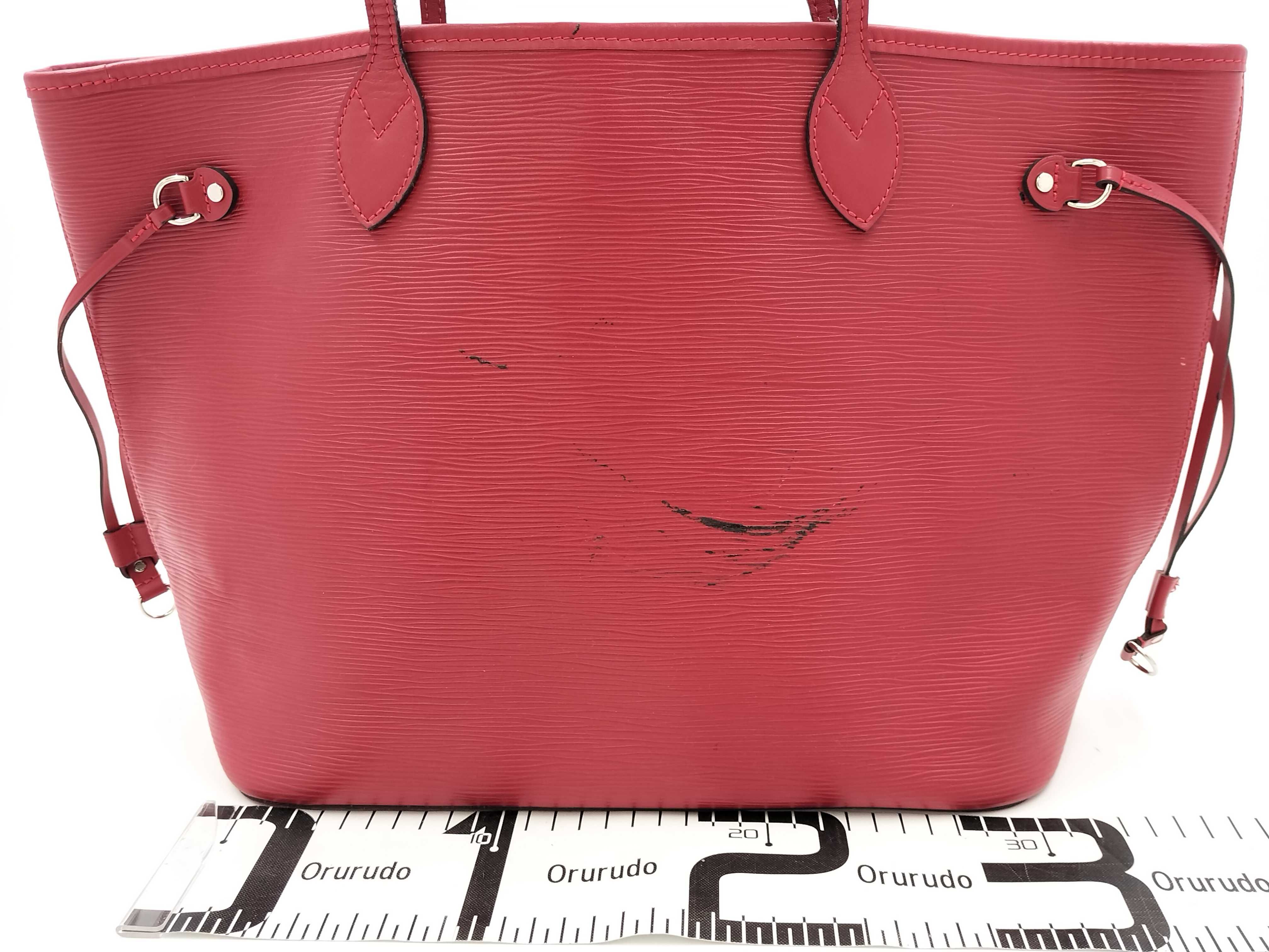 【水曜終了】(10229_0273)LOUIS VUITTON エピ ネヴァーフルMM トートバッグ