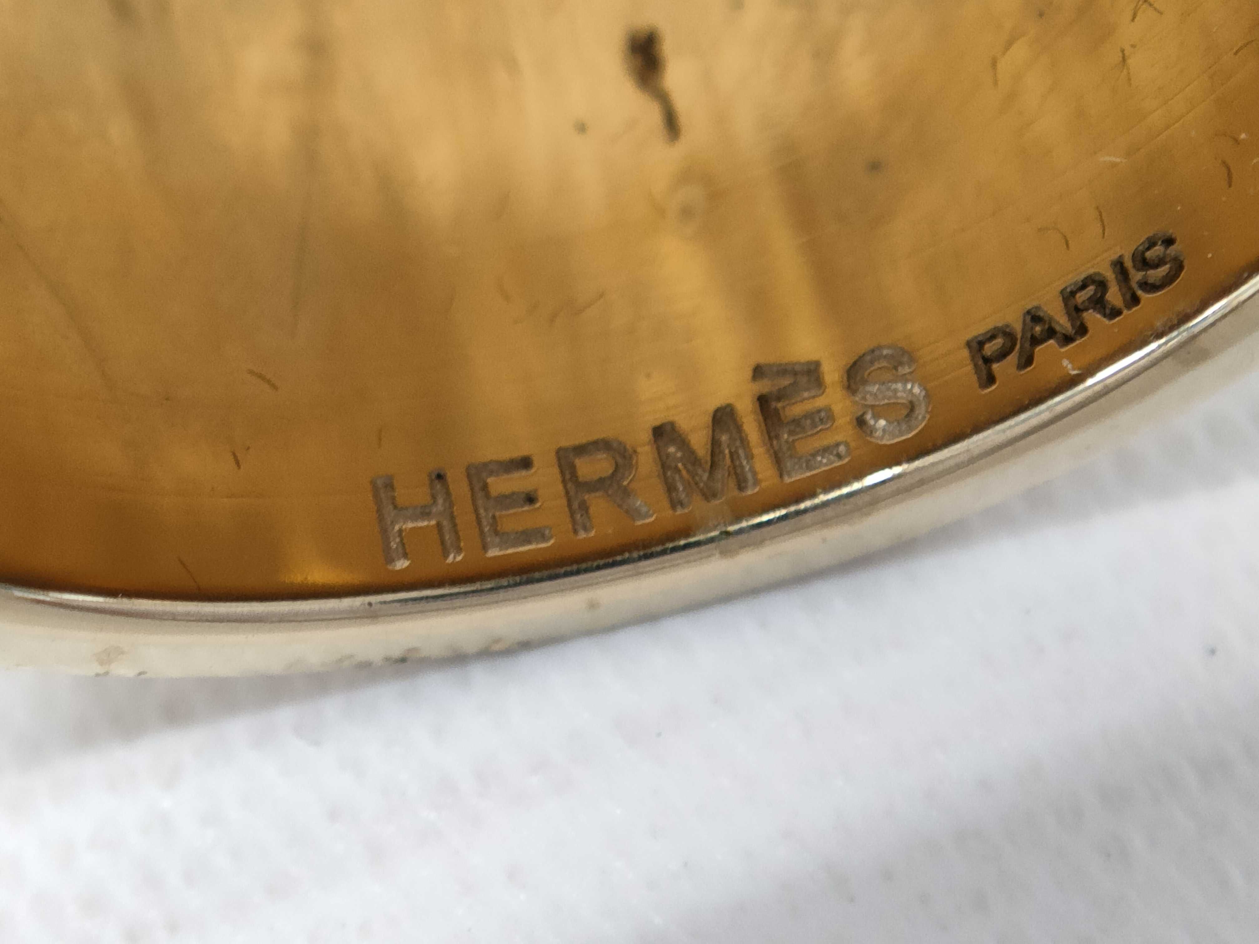 【水曜終了】(10227_0053)HERMES メタル セリエ スカーフリング その他小物
