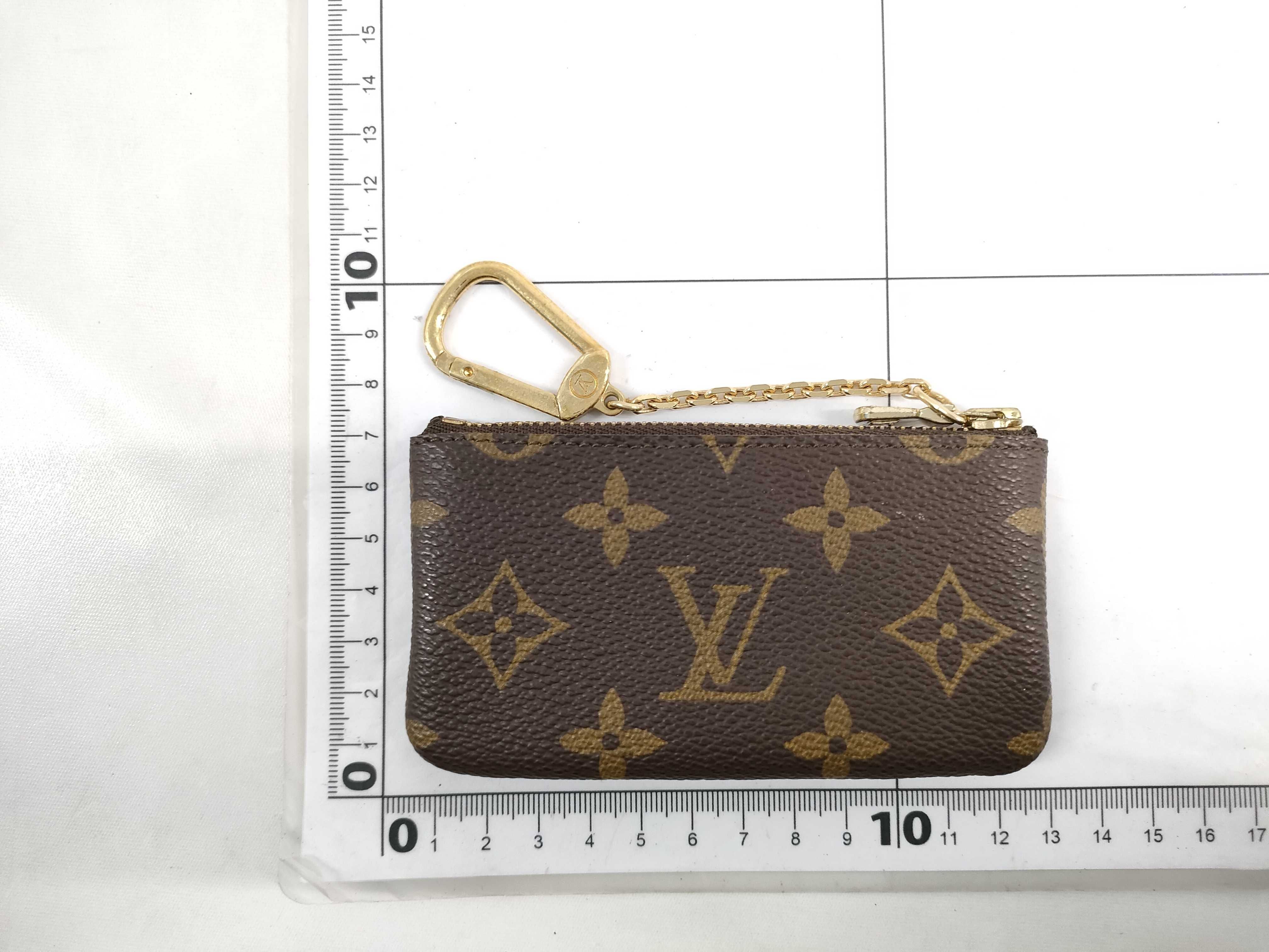 【水曜終了】(10229_0322)LOUIS VUITTON モノグラム ポシェットクレ ケース コインケース
