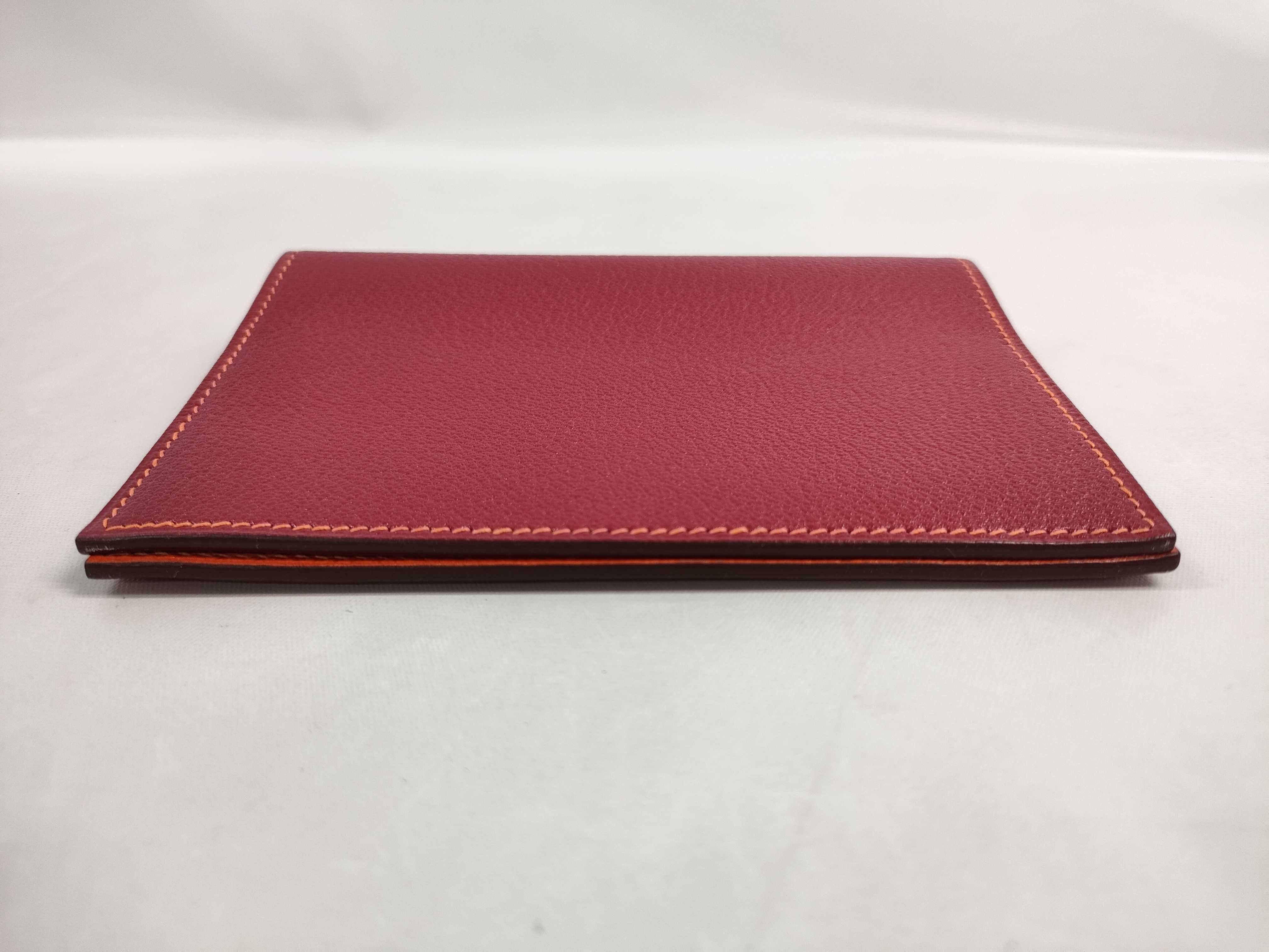 【水曜終了】(10216_0099)HERMES アジェンダ □F バイカラー 手帳カバー
