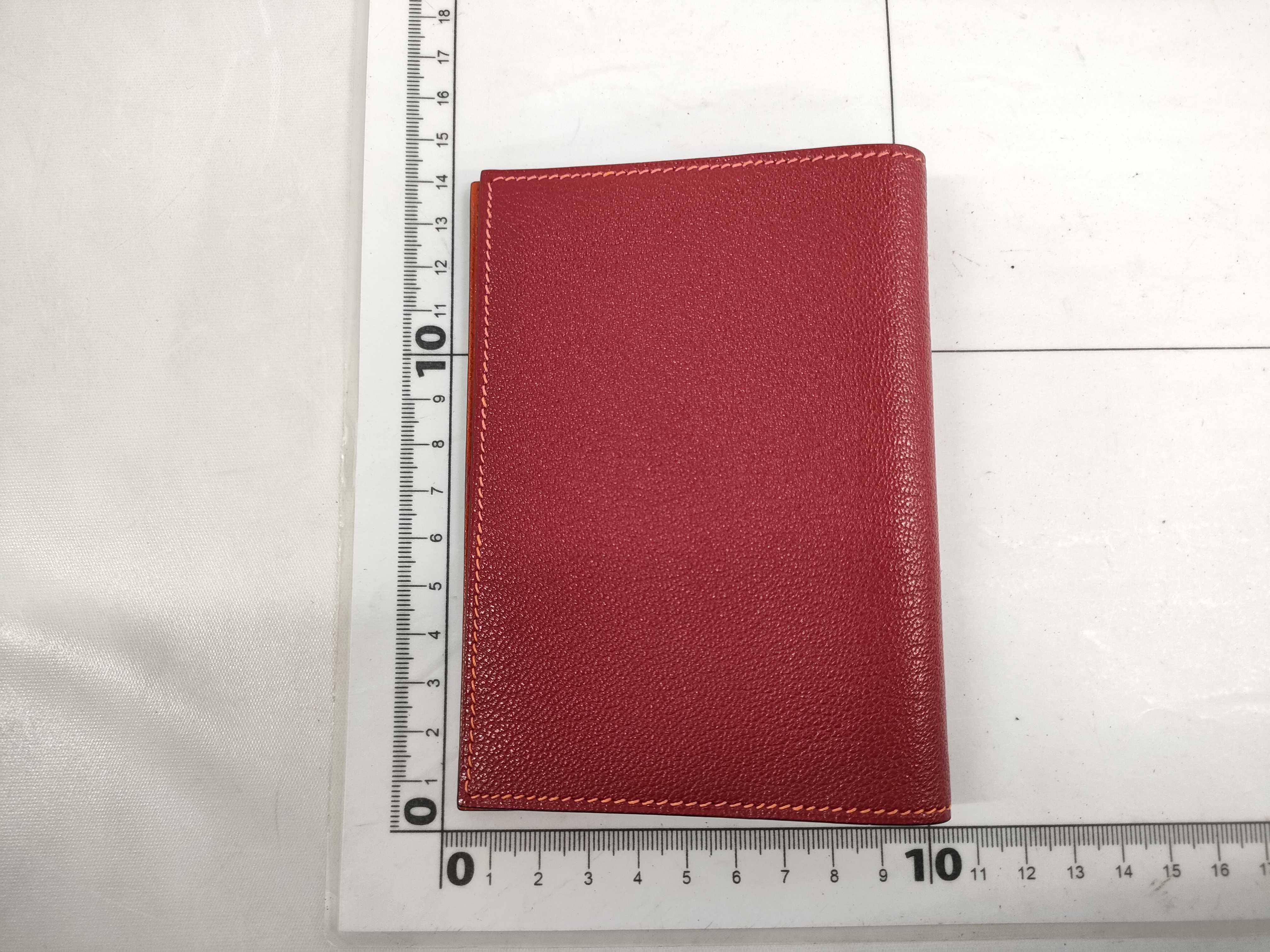 【水曜終了】(10216_0099)HERMES アジェンダ □F バイカラー 手帳カバー
