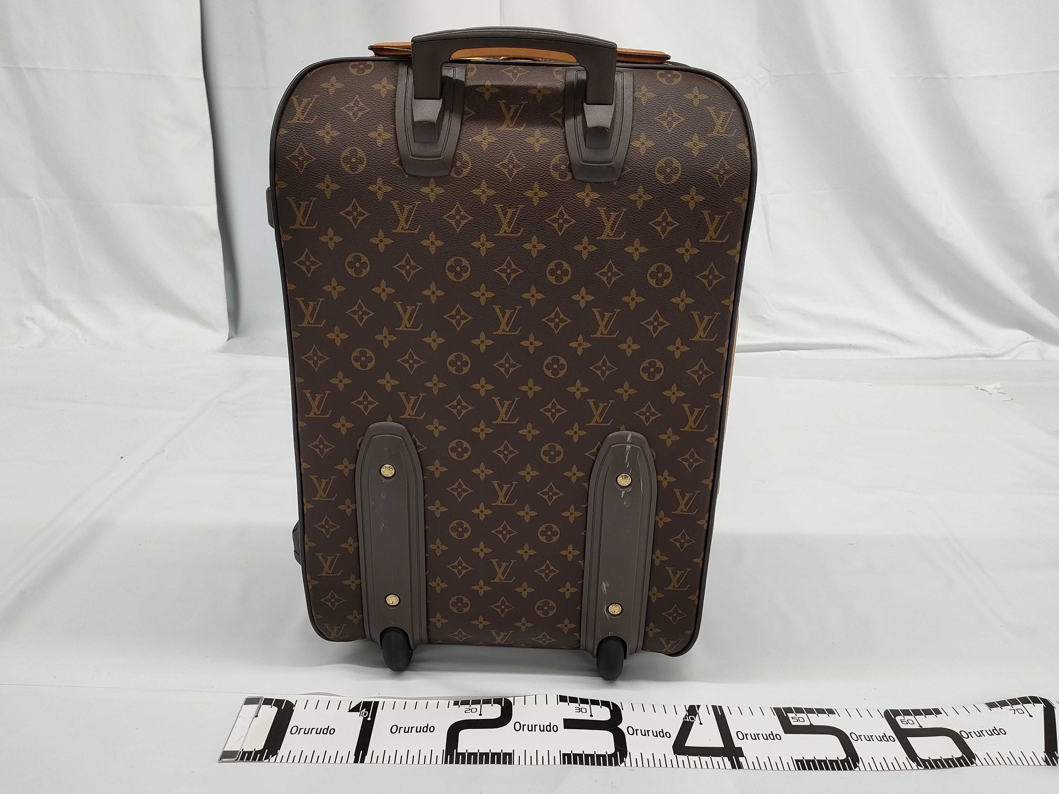 【水曜終了】(10229_0431)LOUIS VUITTON モノグラム M23294 ペガス55 キャリーバッグ