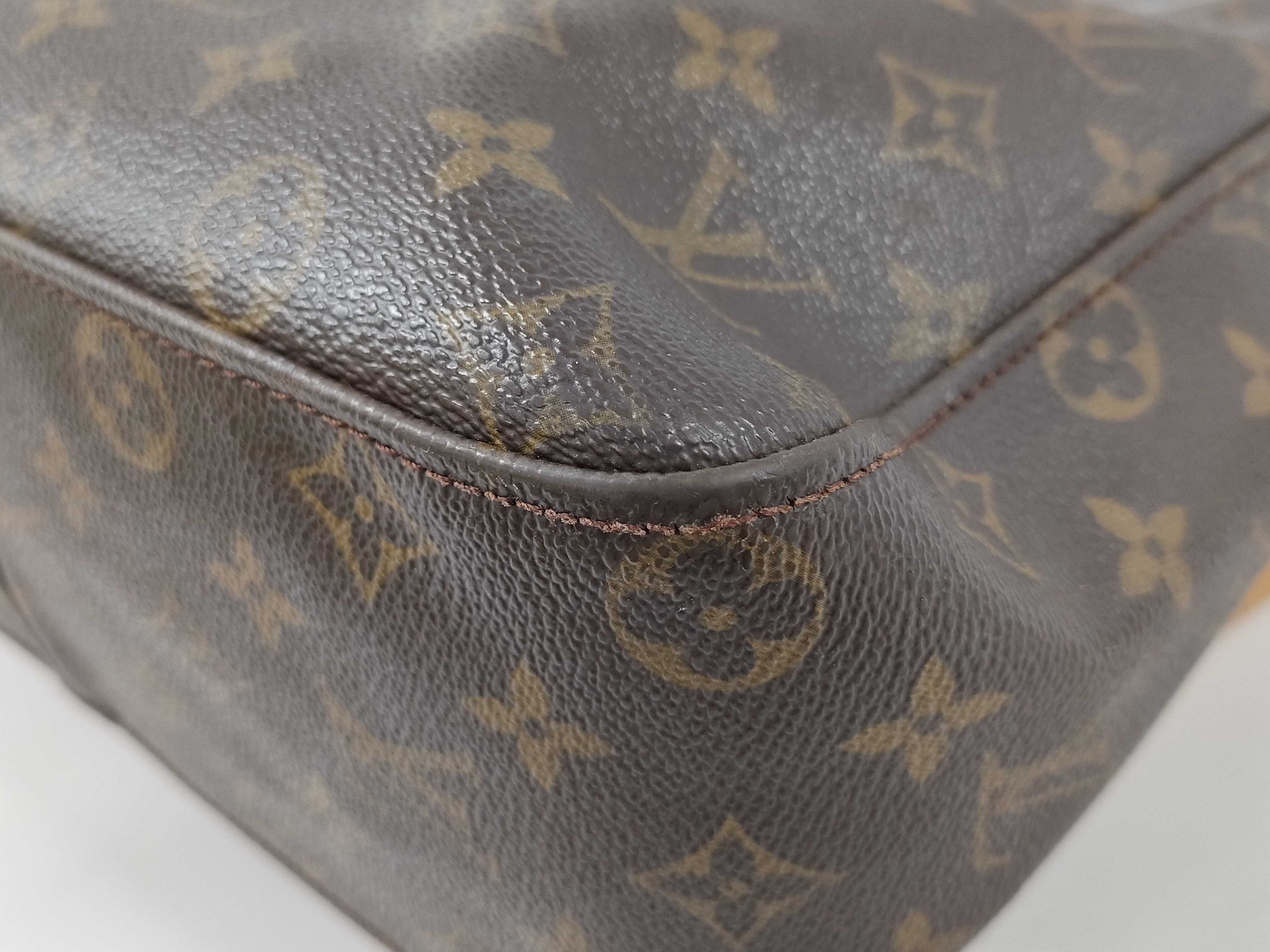 【水曜終了】(10229_0432)LOUIS VUITTON モノグラム M51146 ルーピングMM トートバッグ