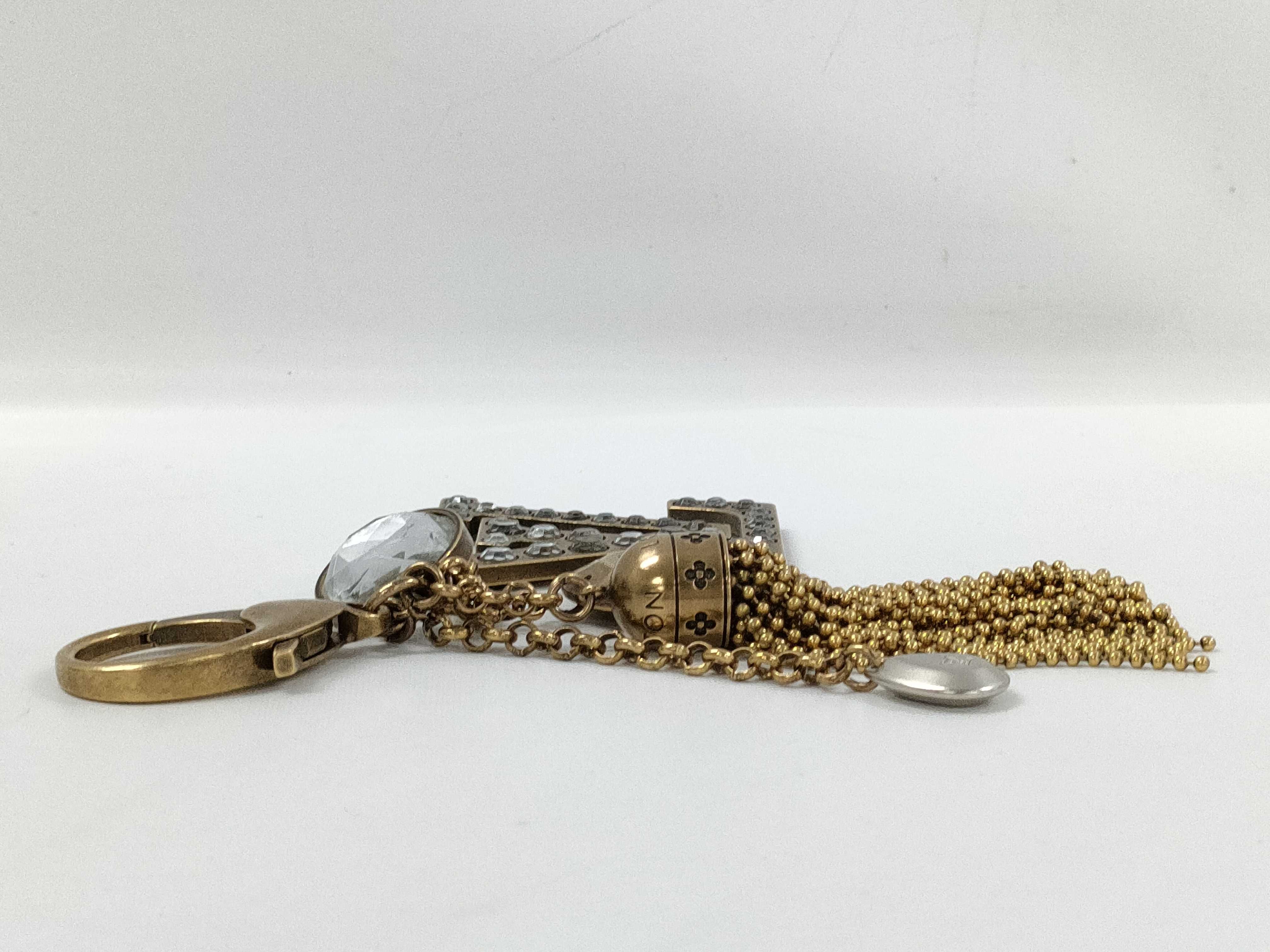 【水曜終了】(10229_0239)LOUIS VUITTON M65724 ビジューサック カリプス チャーム キーリング キーケース・キーホルダー