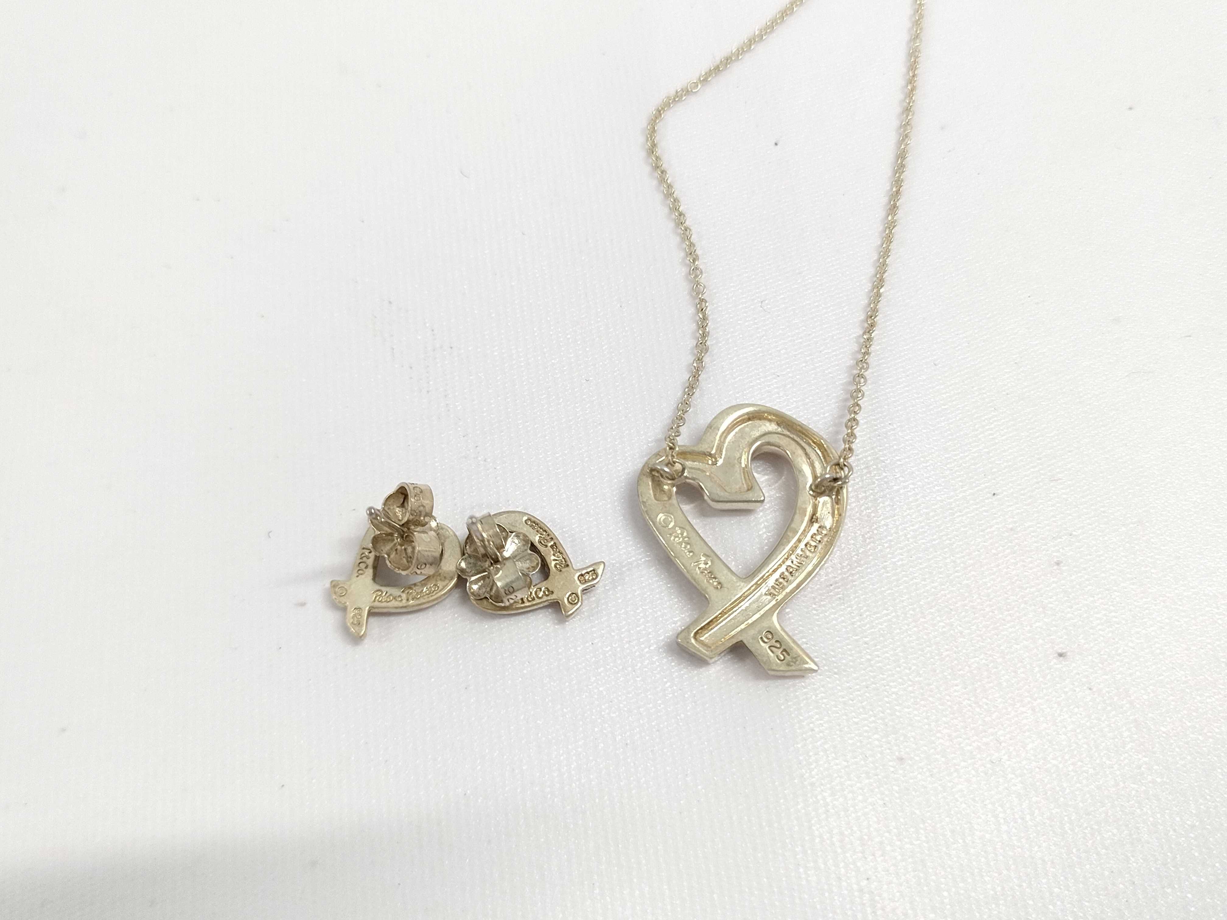 【水曜終了】(10221_0478)Tiffany&Co. パロマピカソ ネックレス/ピアスセット ネックレス