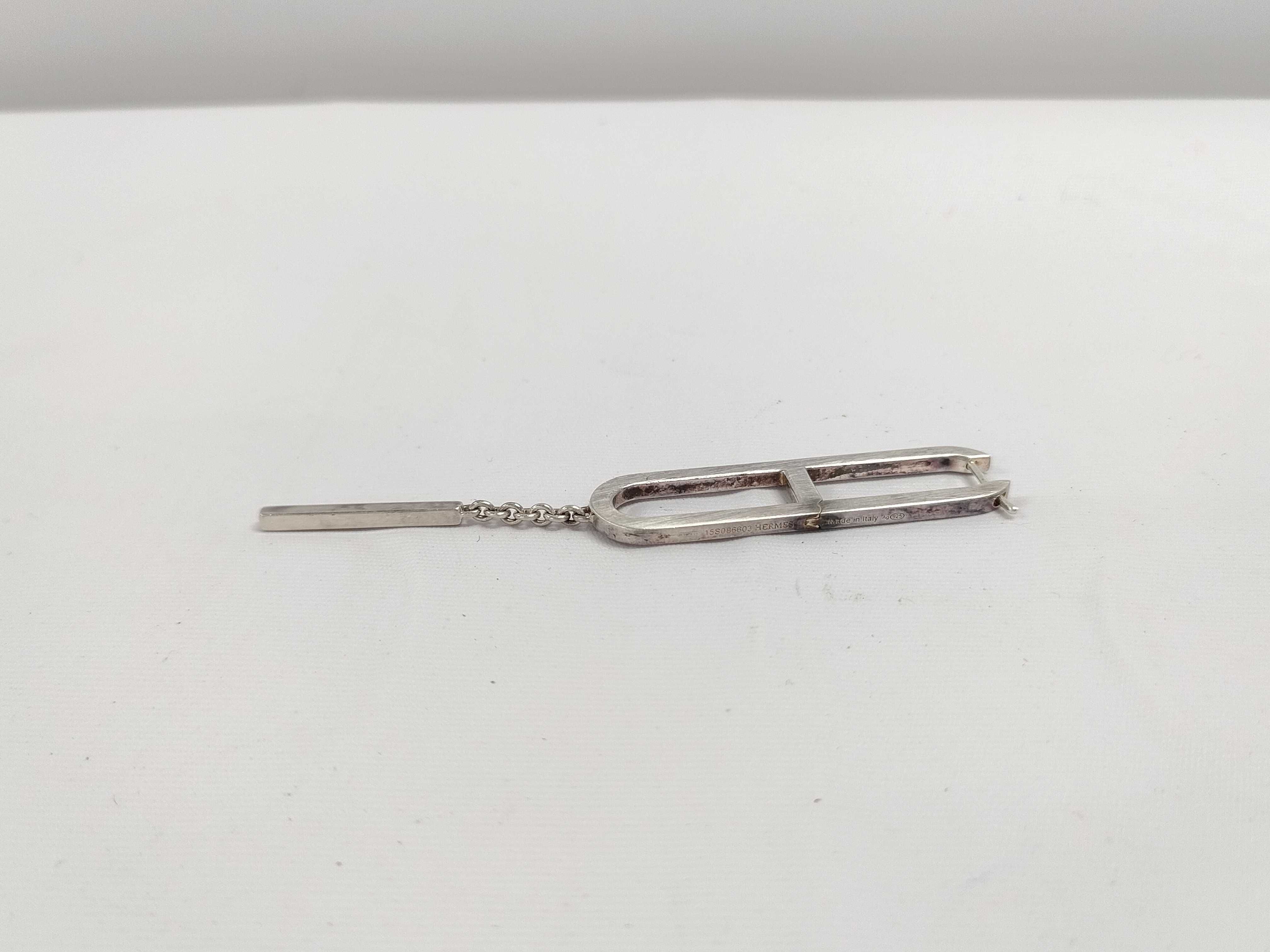【水曜終了】(10227_0051)HERMES エヴァーシェーヌダンクル ピアス Ag925 ピアス