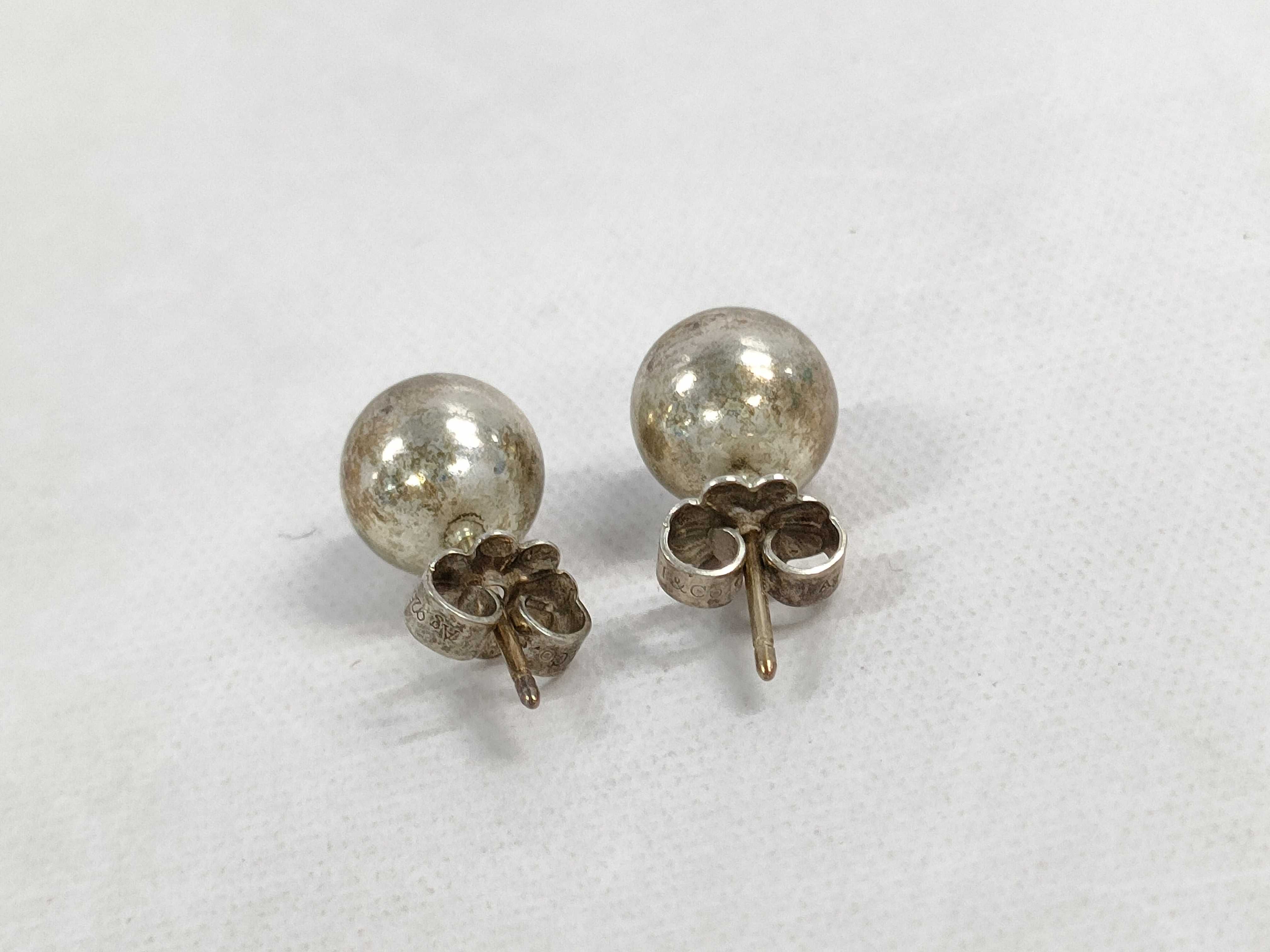 【水曜終了】(10221_0479)Tiffany&Co. ボール 925 ピアス ピアス