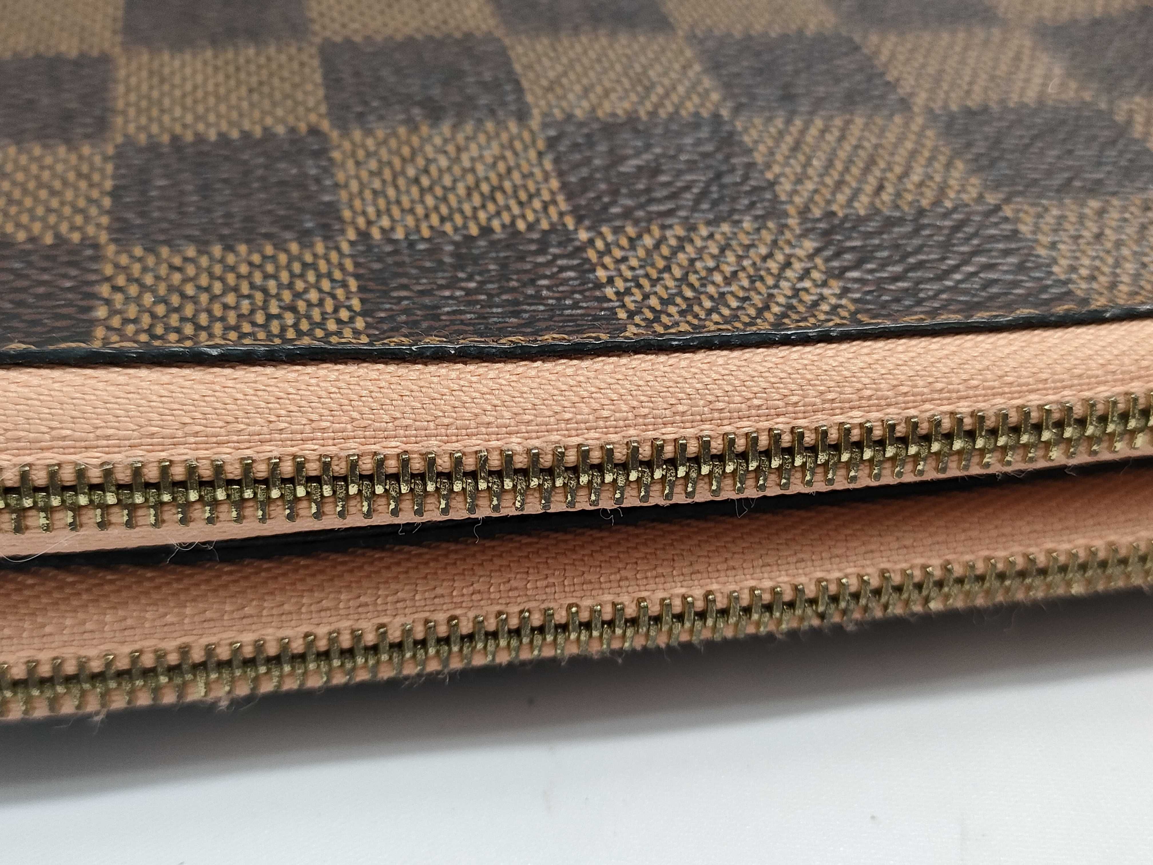 【水曜終了】(10218_0110)LOUIS VUITTON ダミエ ポシェットドゥーブル ポーチ