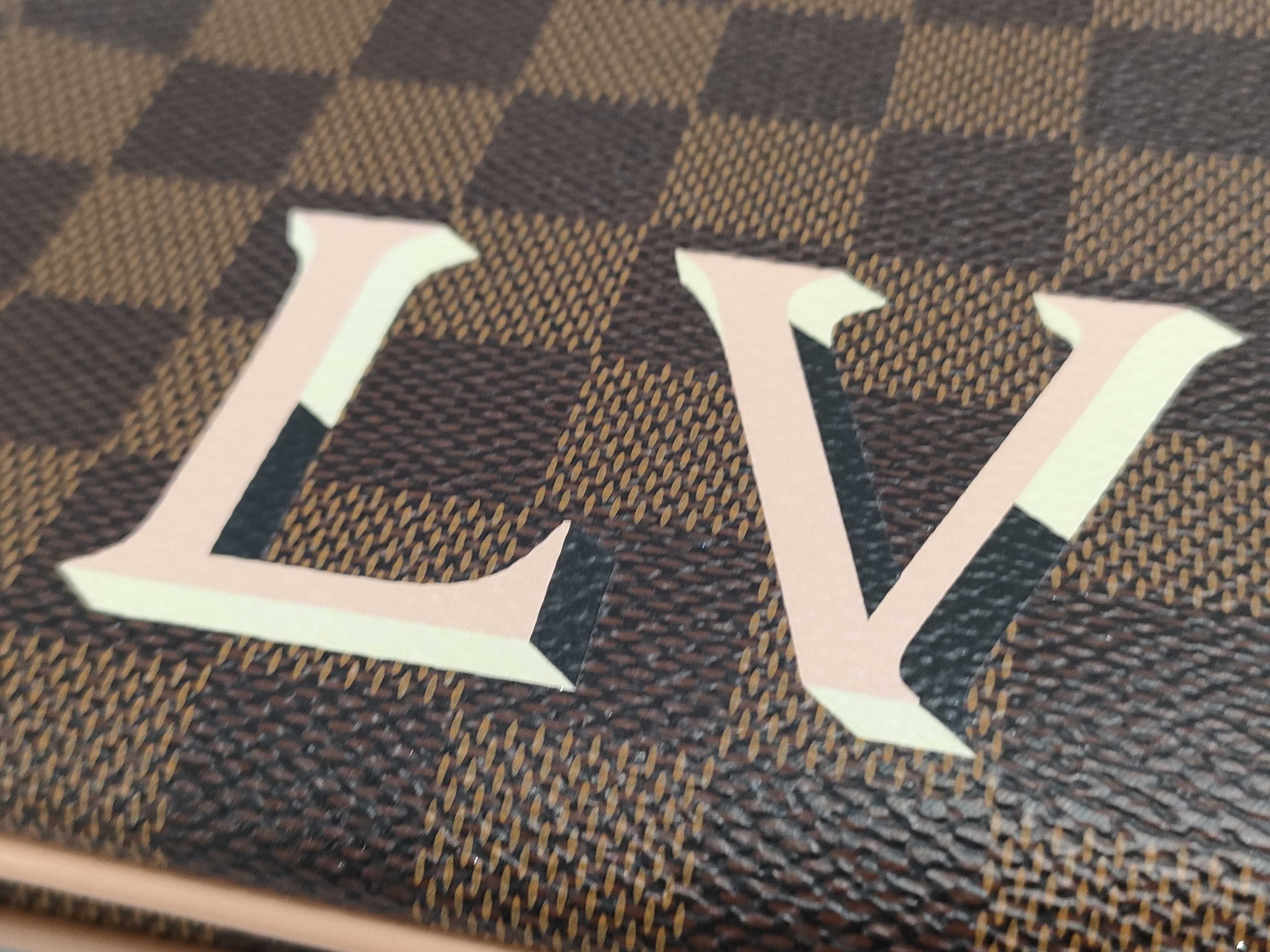 【水曜終了】(10218_0110)LOUIS VUITTON ダミエ ポシェットドゥーブル ポーチ