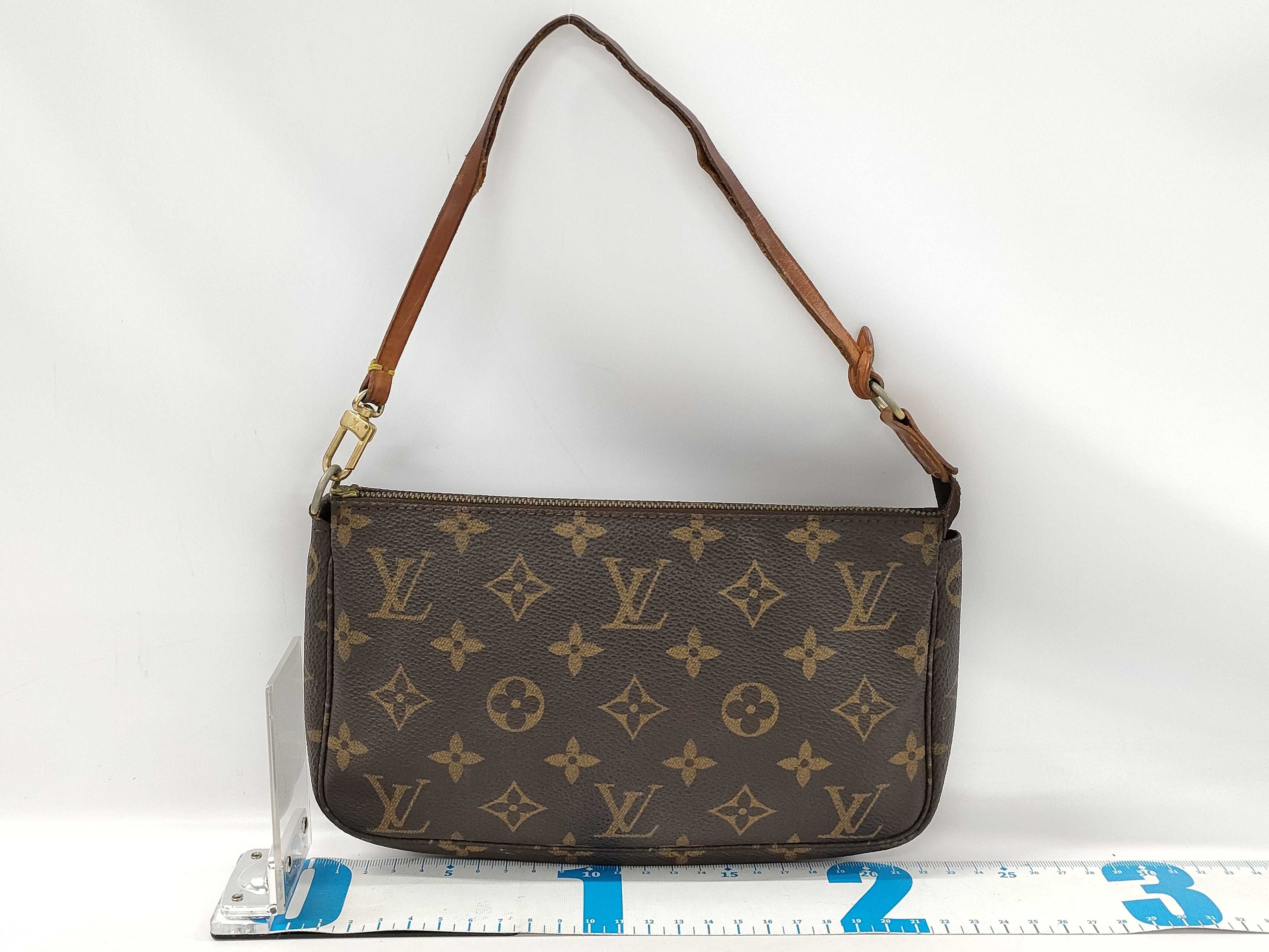 【水曜終了】(10229_0406)LOUIS VUITTON モノグラム アクセポーチ ポーチ