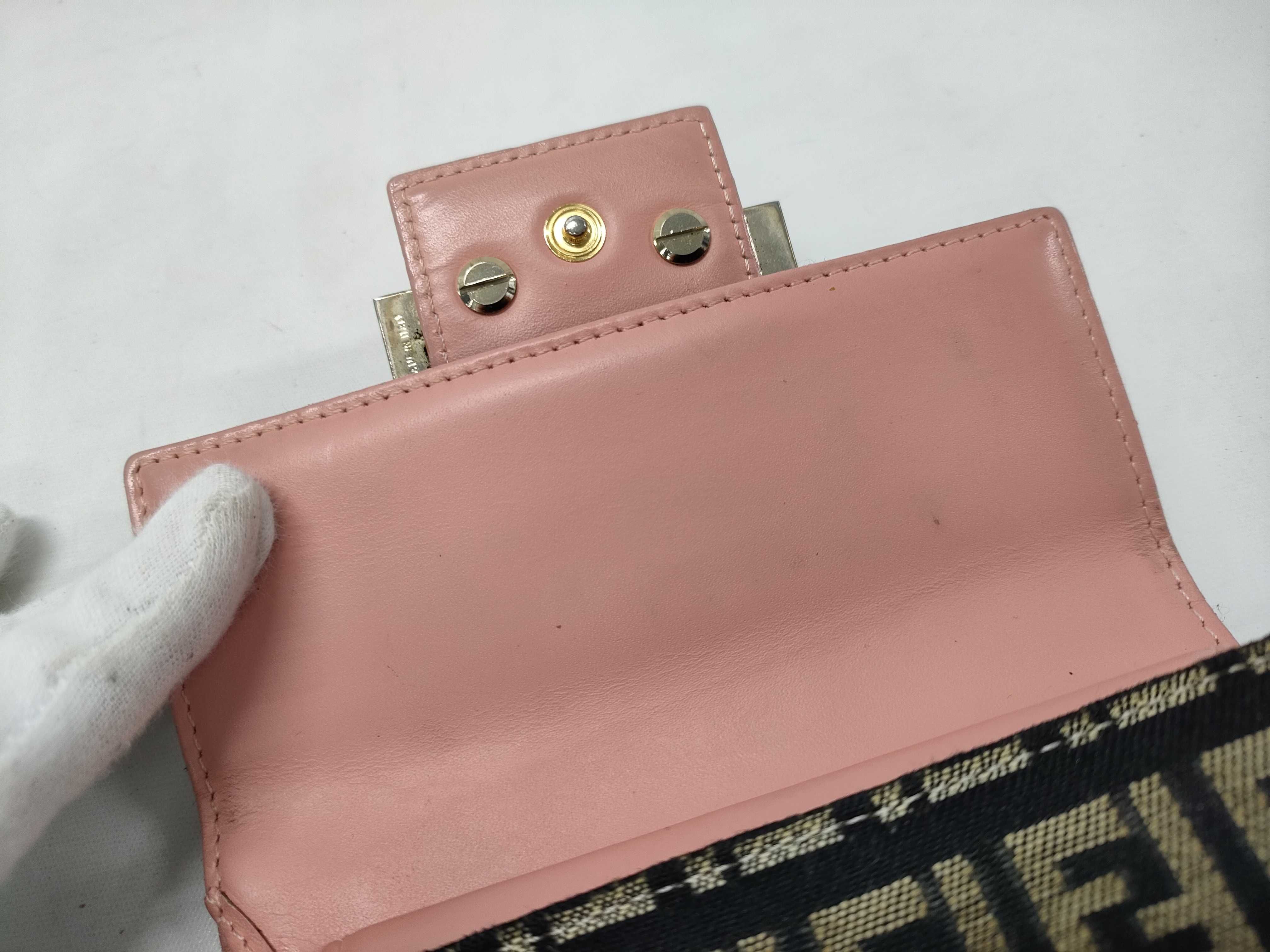 【水曜終了】(10230_0347)FENDI マンマ ズッカ 折り財布 使用感有 財布