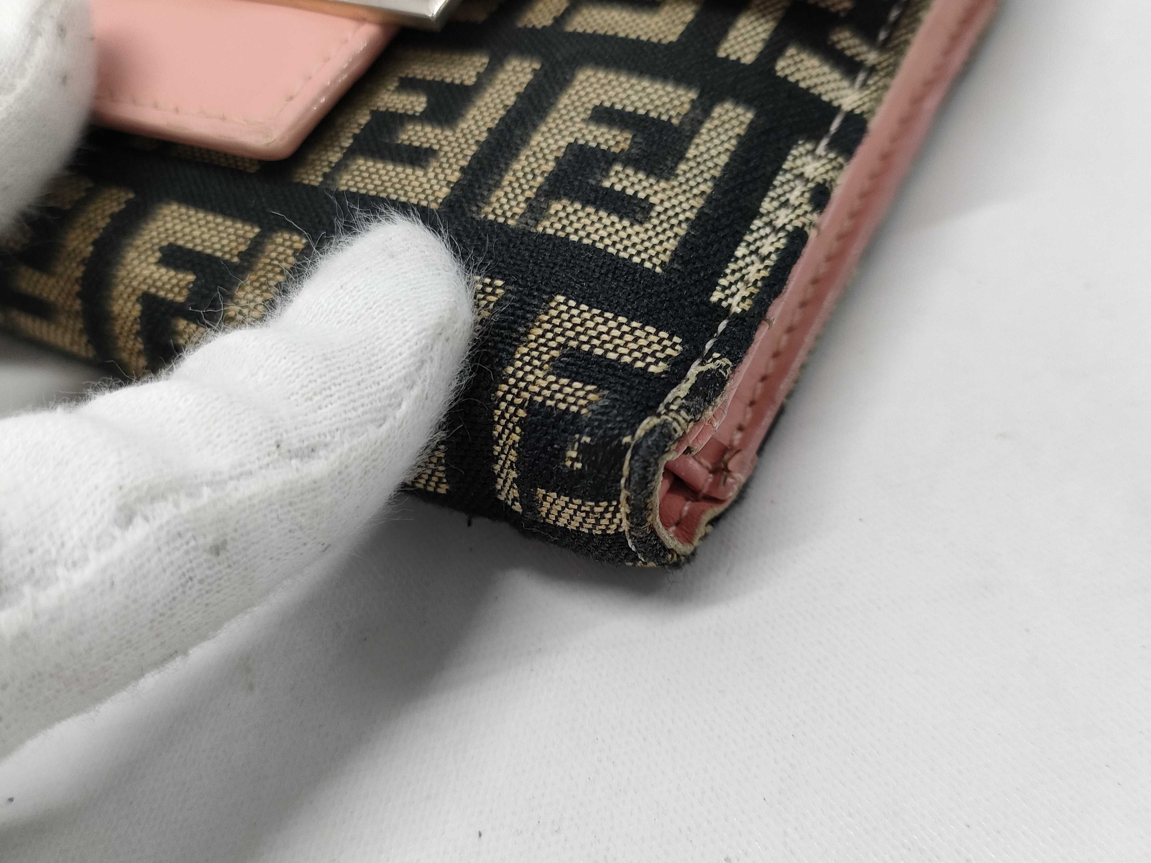【水曜終了】(10230_0347)FENDI マンマ ズッカ 折り財布 使用感有 財布