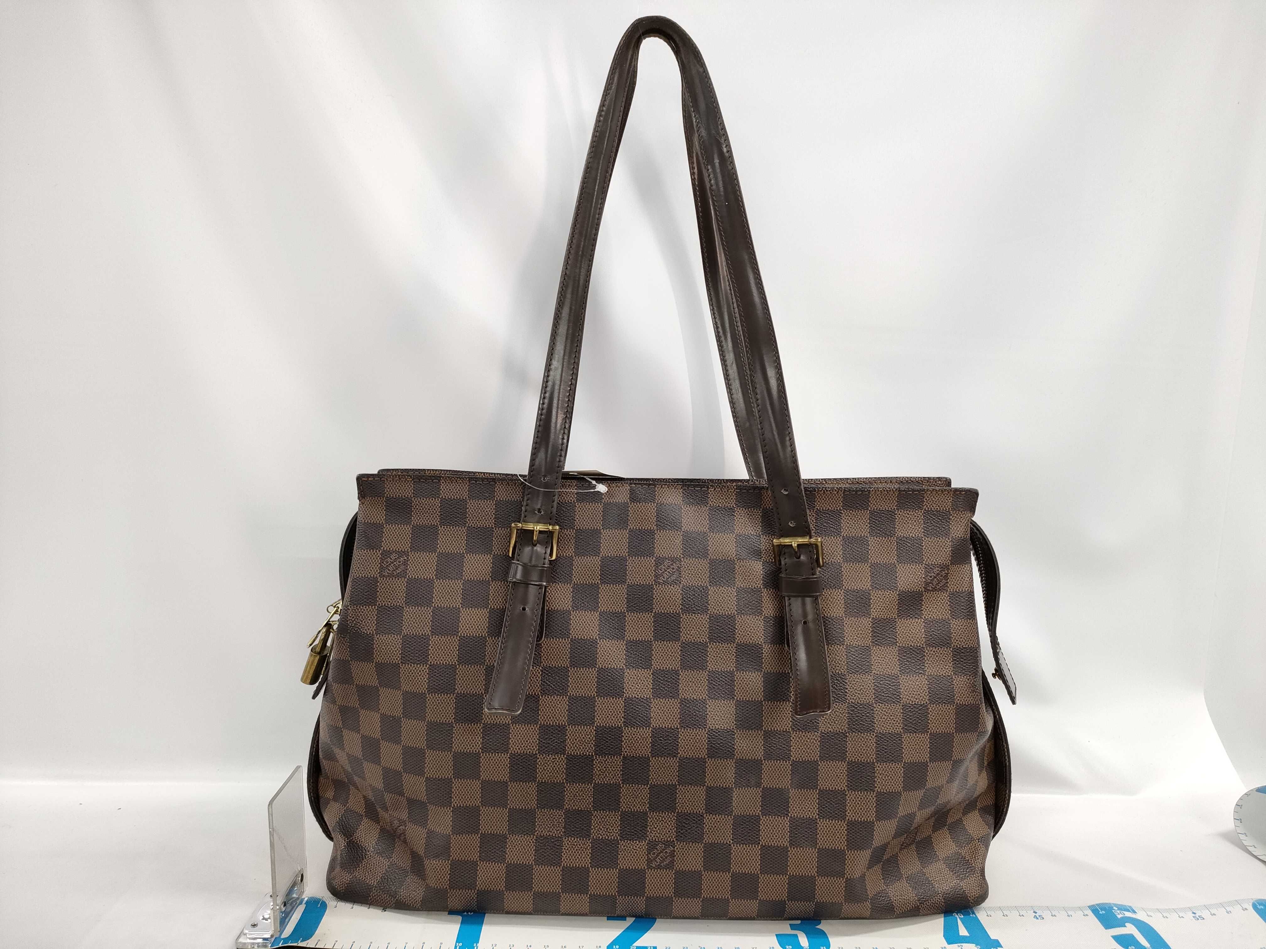 【水曜終了】(10229_0407)LOUIS VUITTON ダミエ N51119 チェルシー トートバッグ