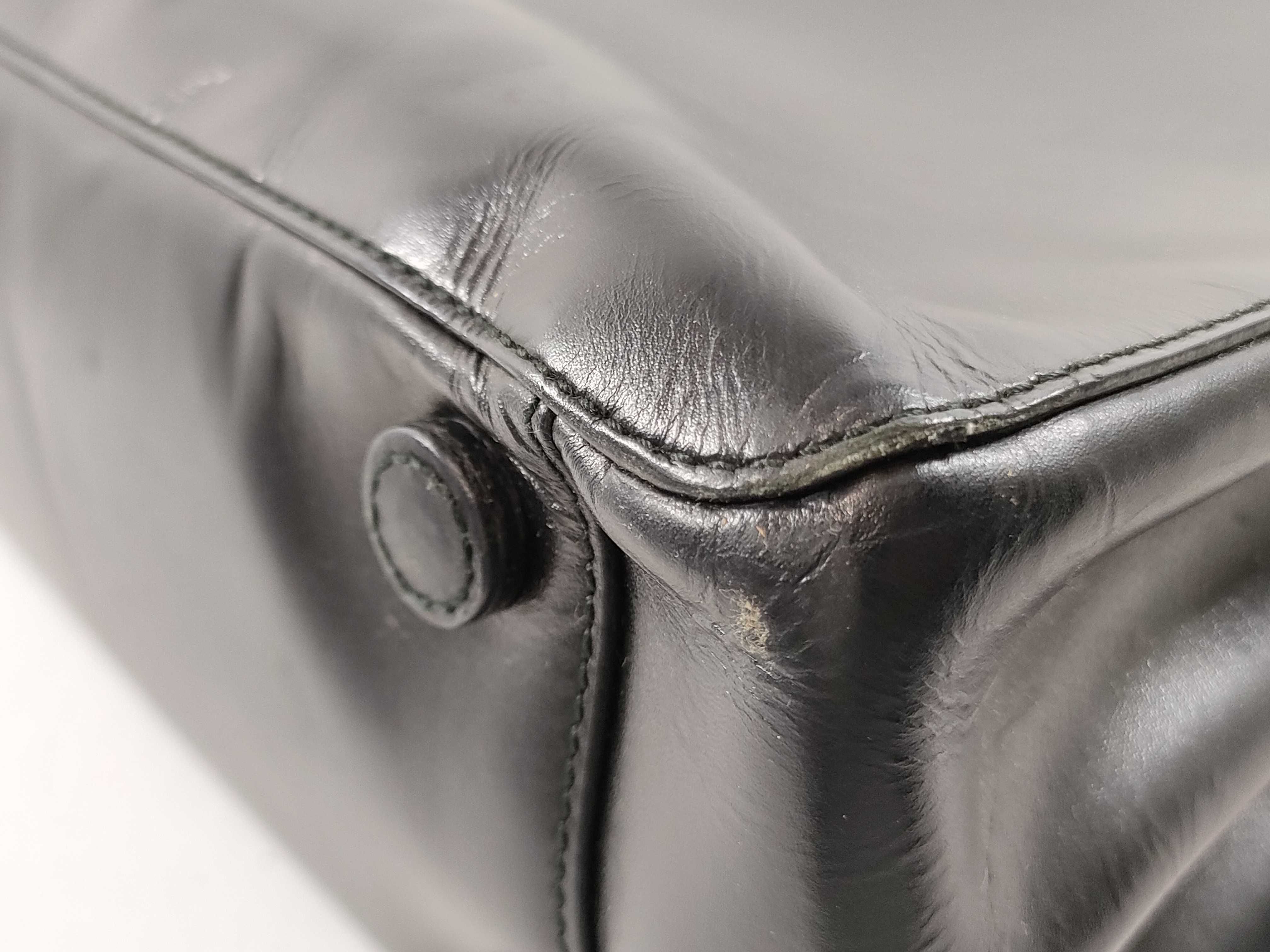 【水曜終了】(10230_0256)PRADA メタル ハンド バッグ ハンドバッグ