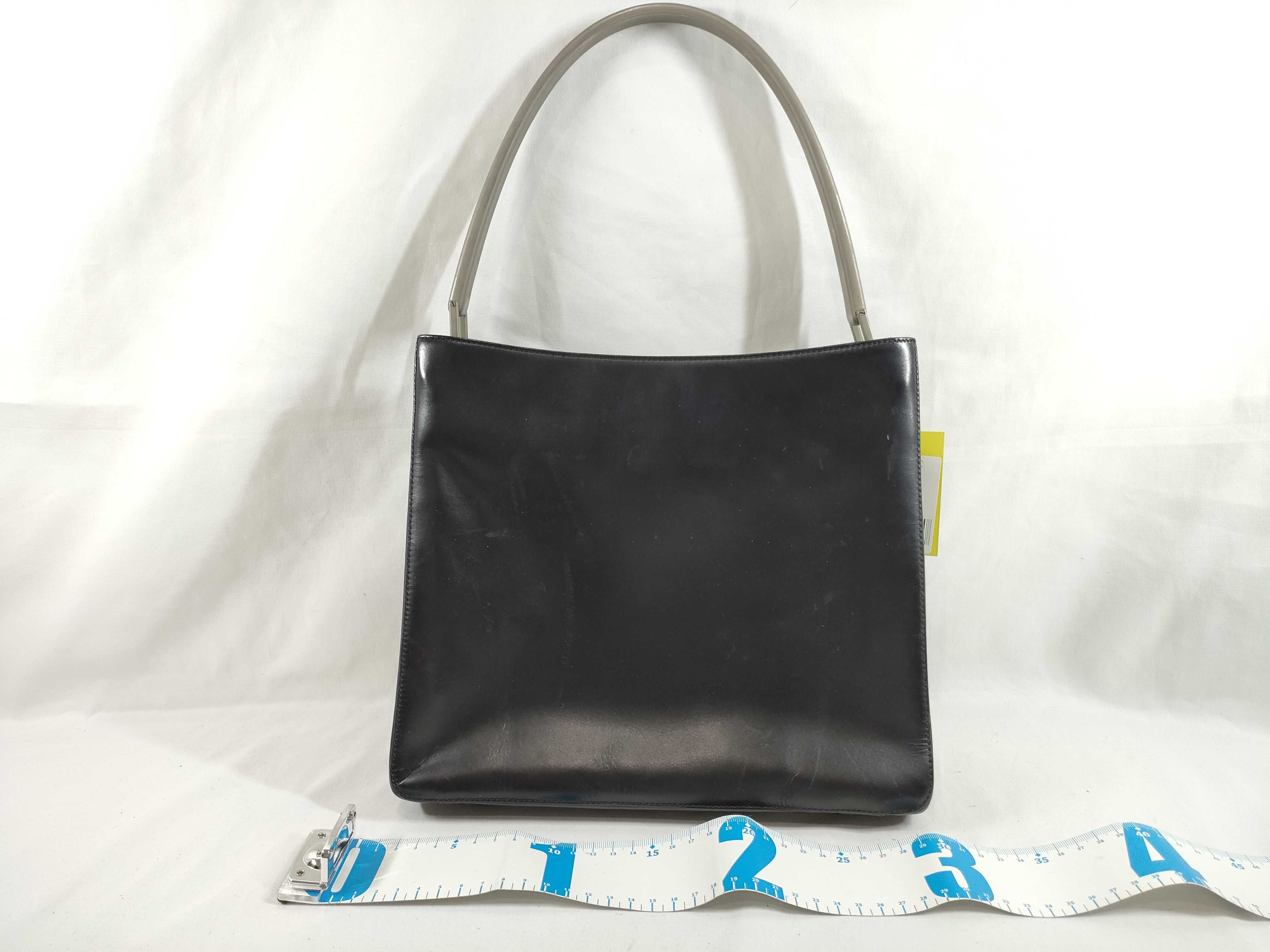 【水曜終了】(10230_0256)PRADA メタル ハンド バッグ ハンドバッグ
