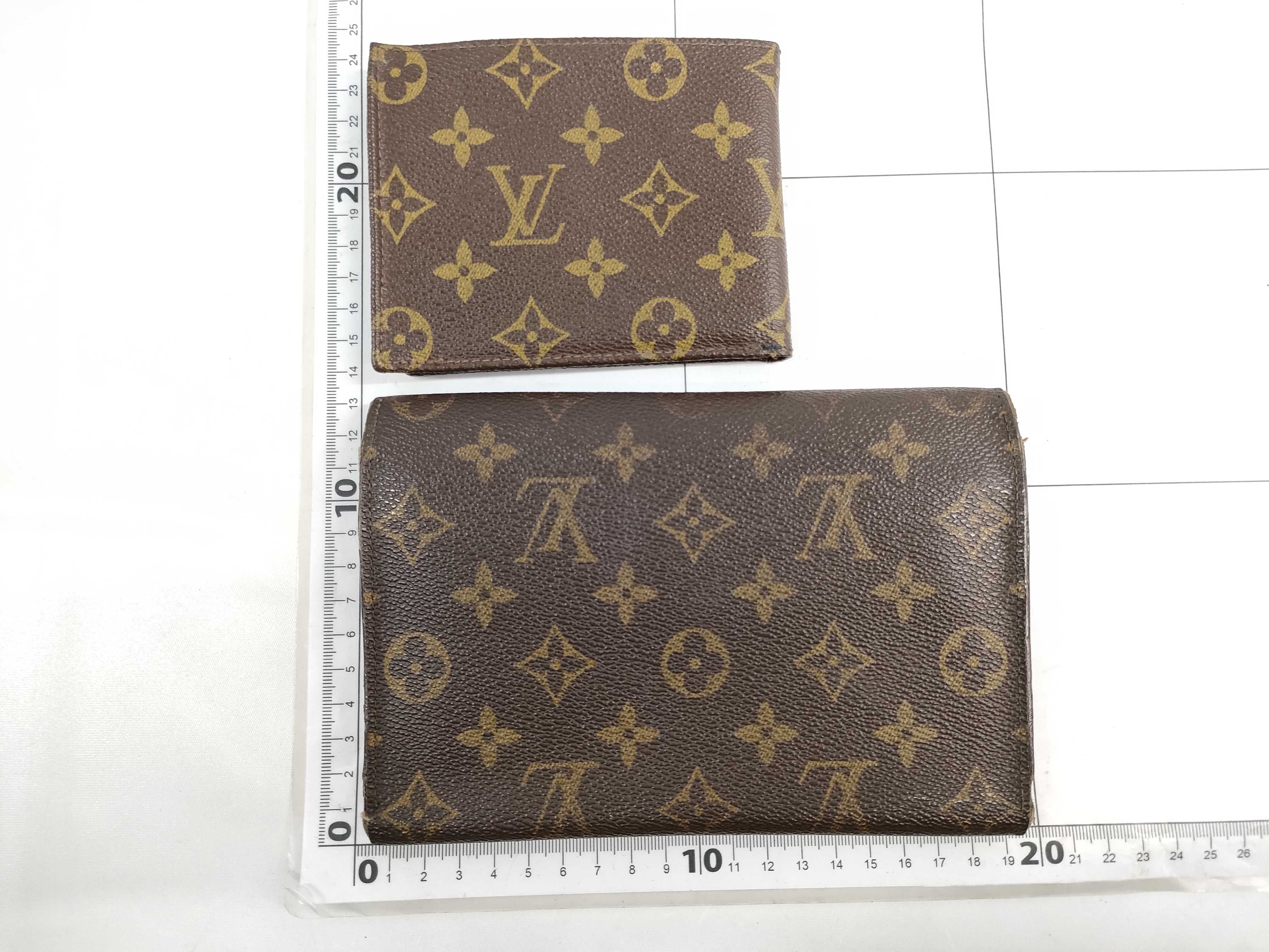【水曜終了】(10223_0086)LOUIS VUITTON モノグラム 財布2点 財布
