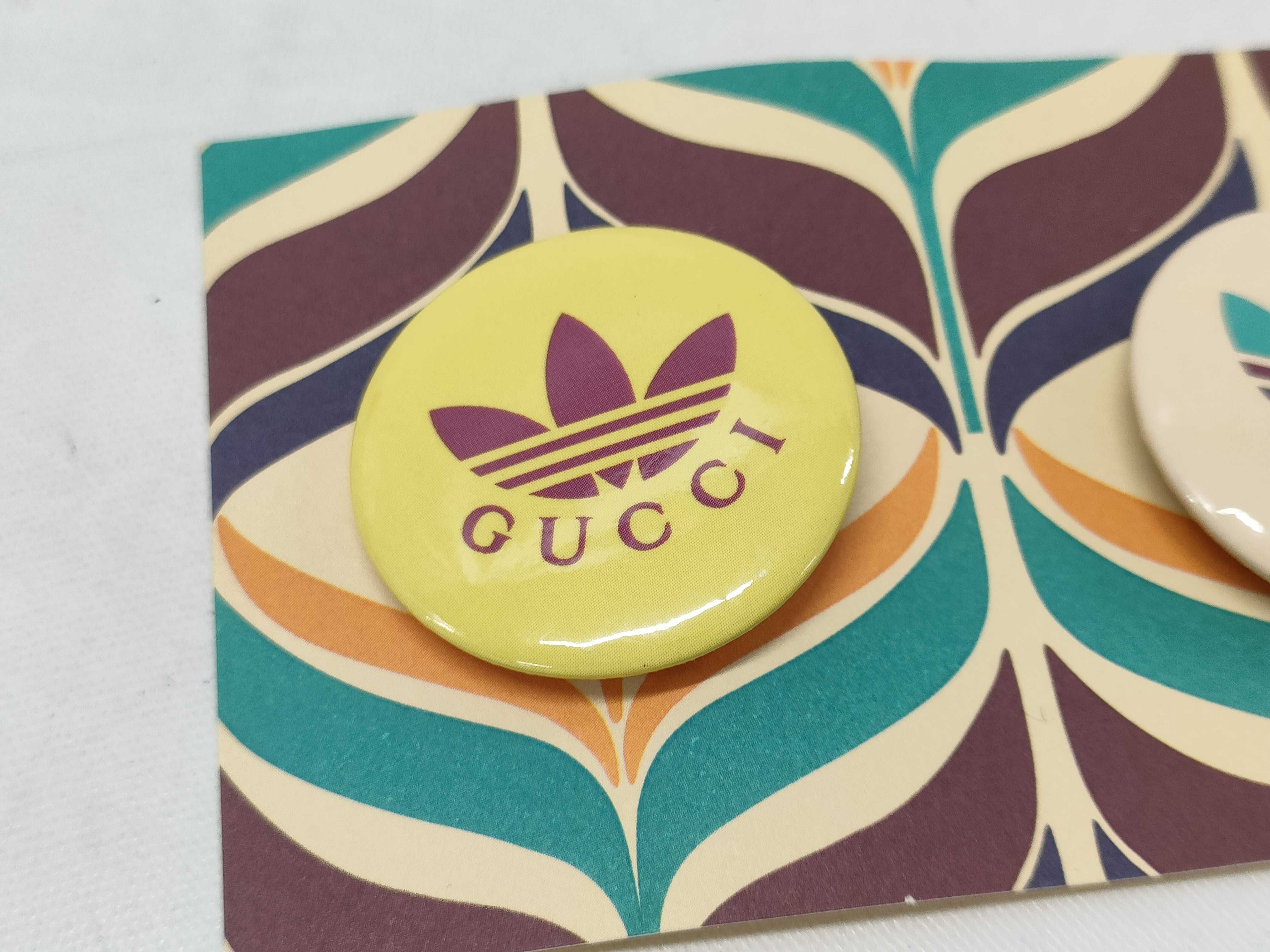 【水曜終了】(10221_0023)GUCCI GUCCI ADIDAS /非売品 バッチ その他小物
