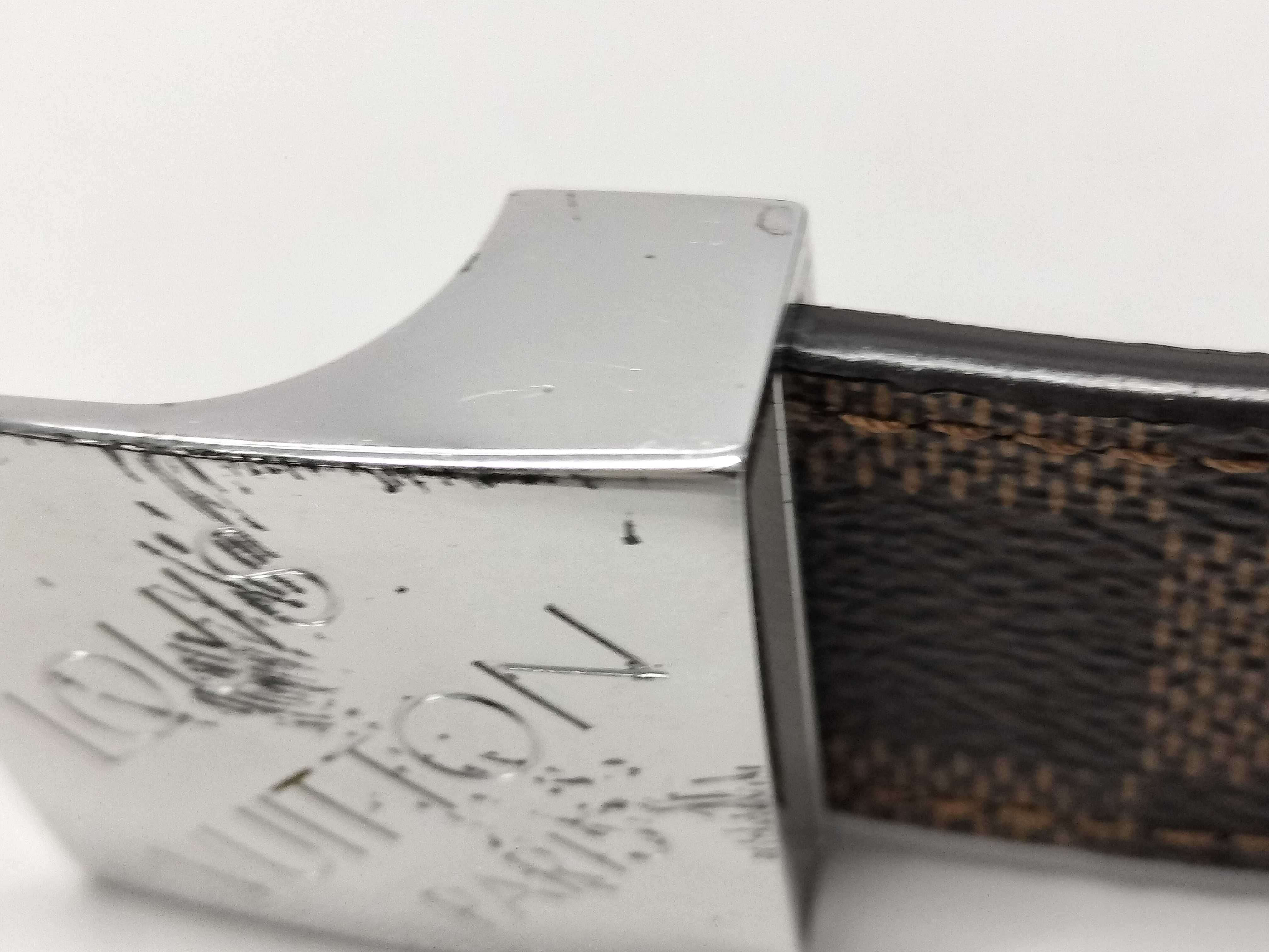 【水曜終了】(10229_0331)LOUIS VUITTON ダミエ M6881 ダミエ サンチュール ベルト ベルト