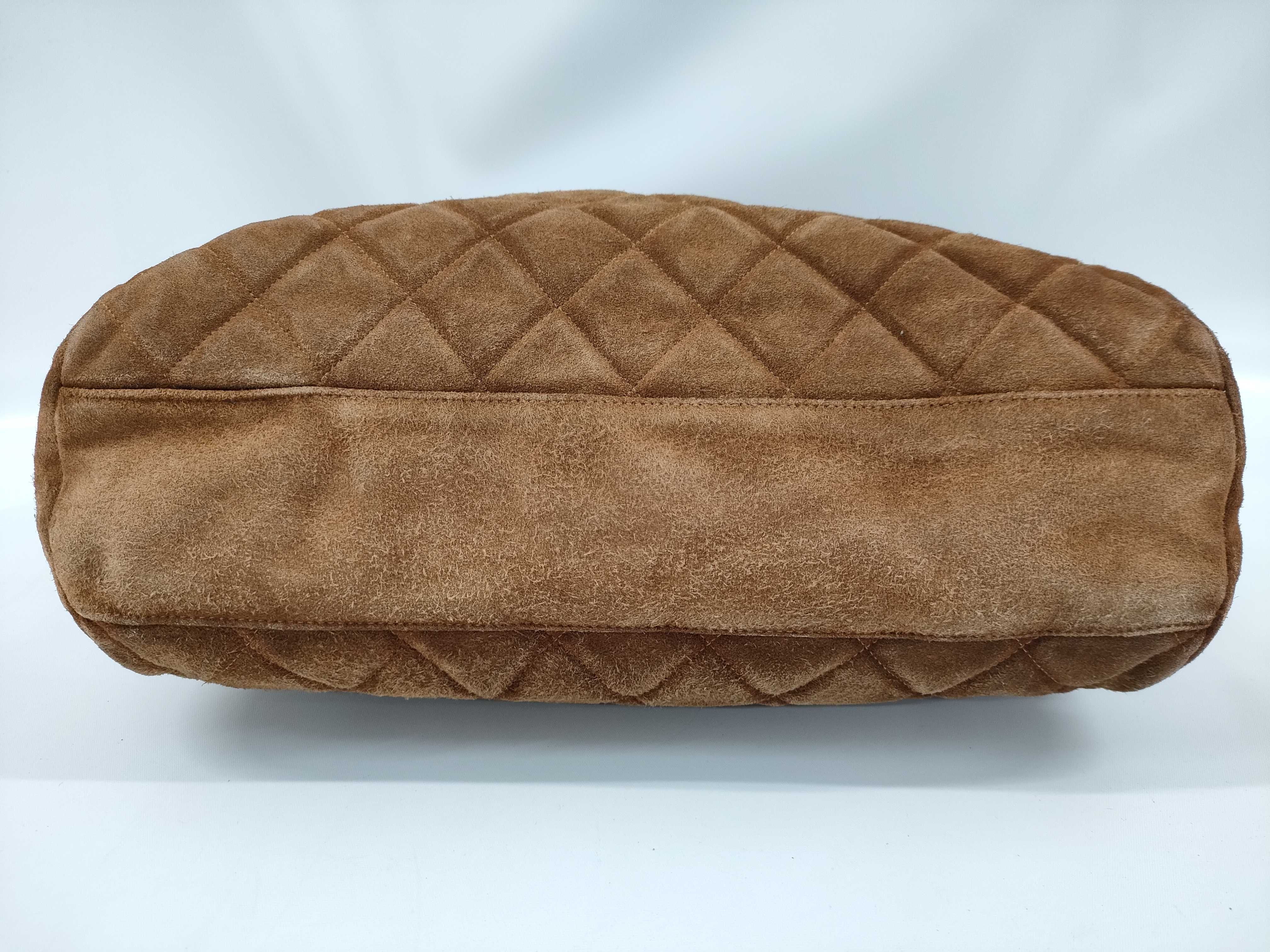 【水曜終了】(10228_0123)CHANEL スエード マトラッセ ショルダー ショルダーバッグ