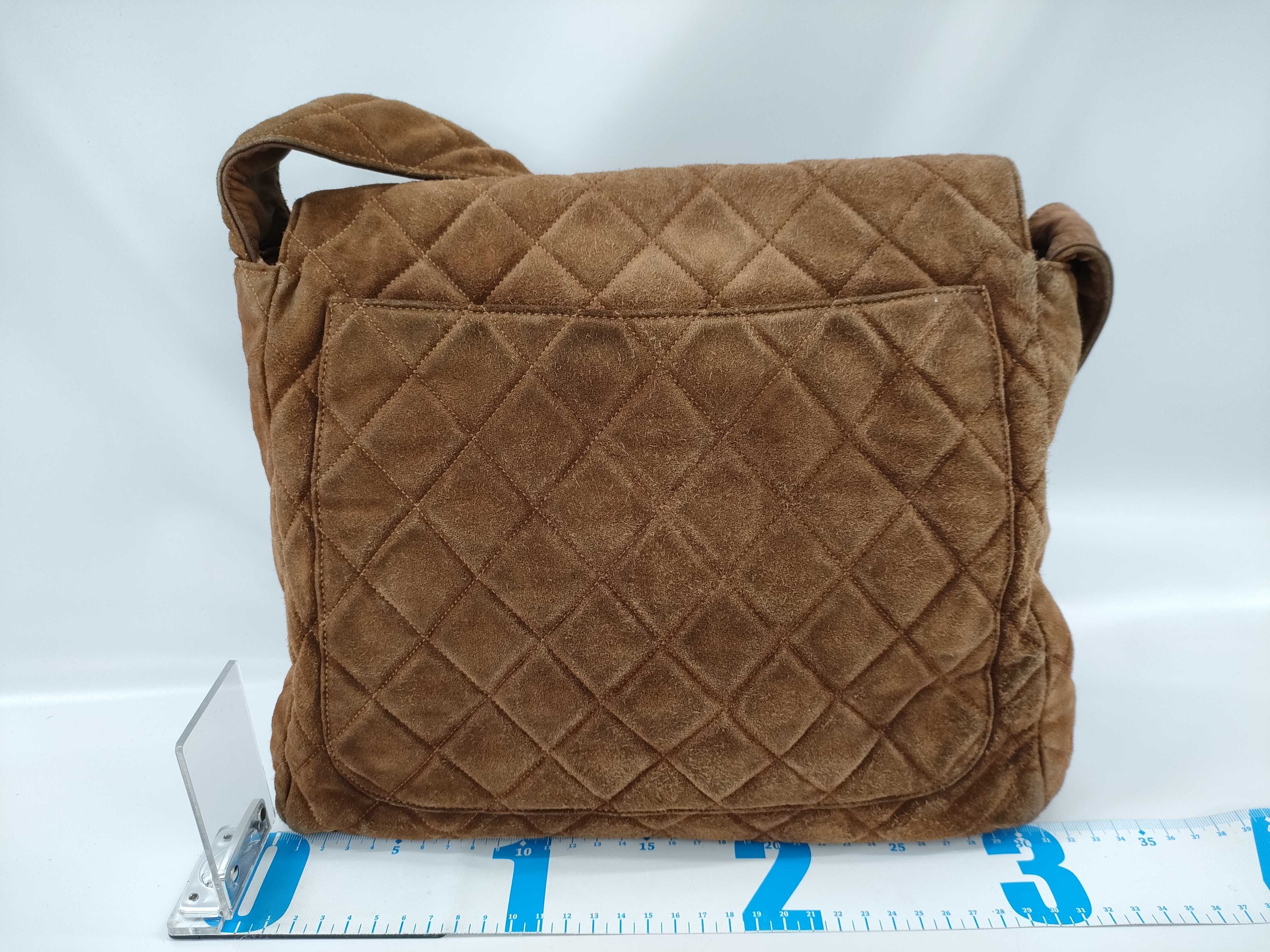 【水曜終了】(10228_0123)CHANEL スエード マトラッセ ショルダー ショルダーバッグ
