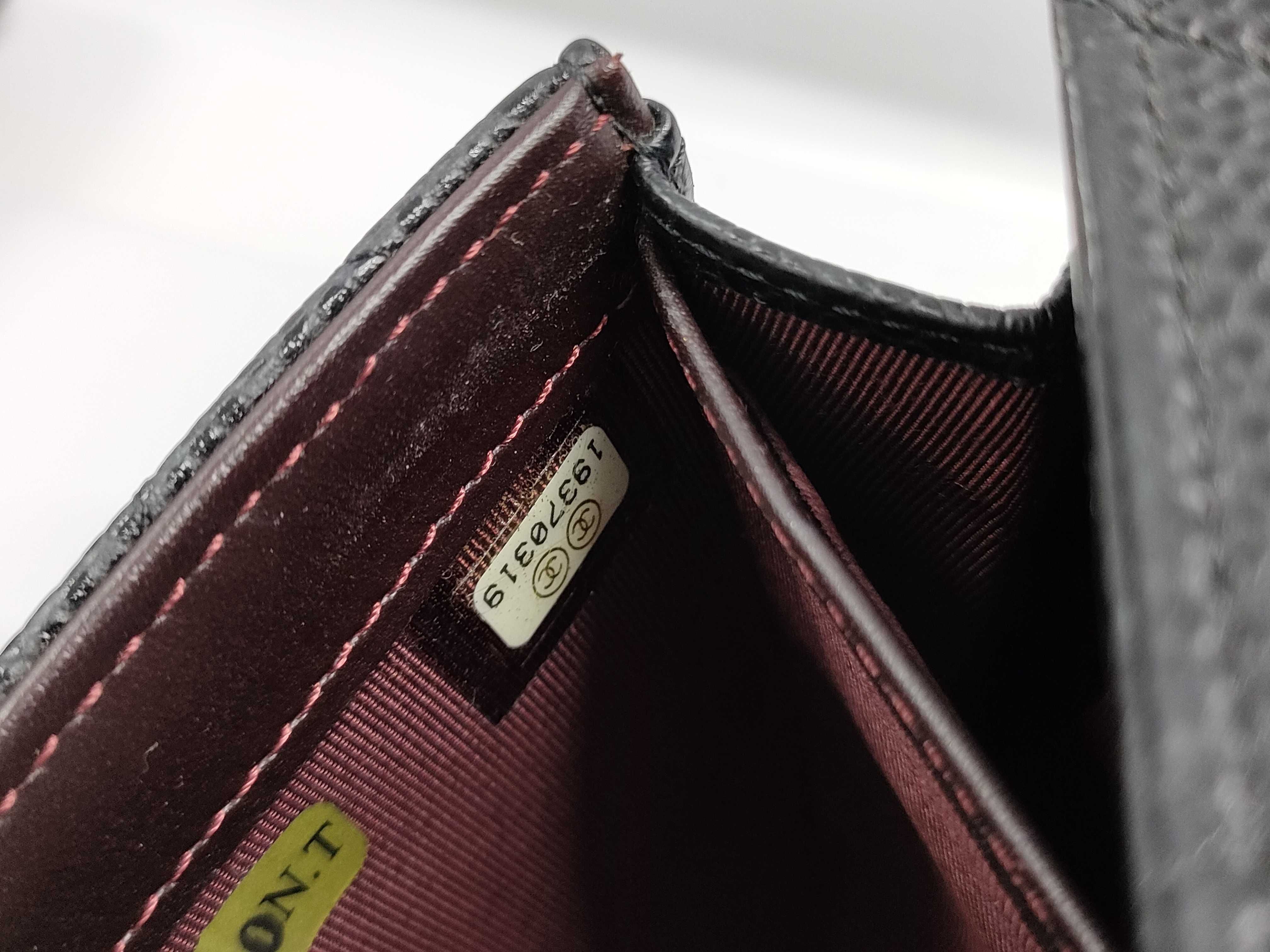 【水曜終了】(10228_0092)CHANEL キャビアスキン 長財布 財布