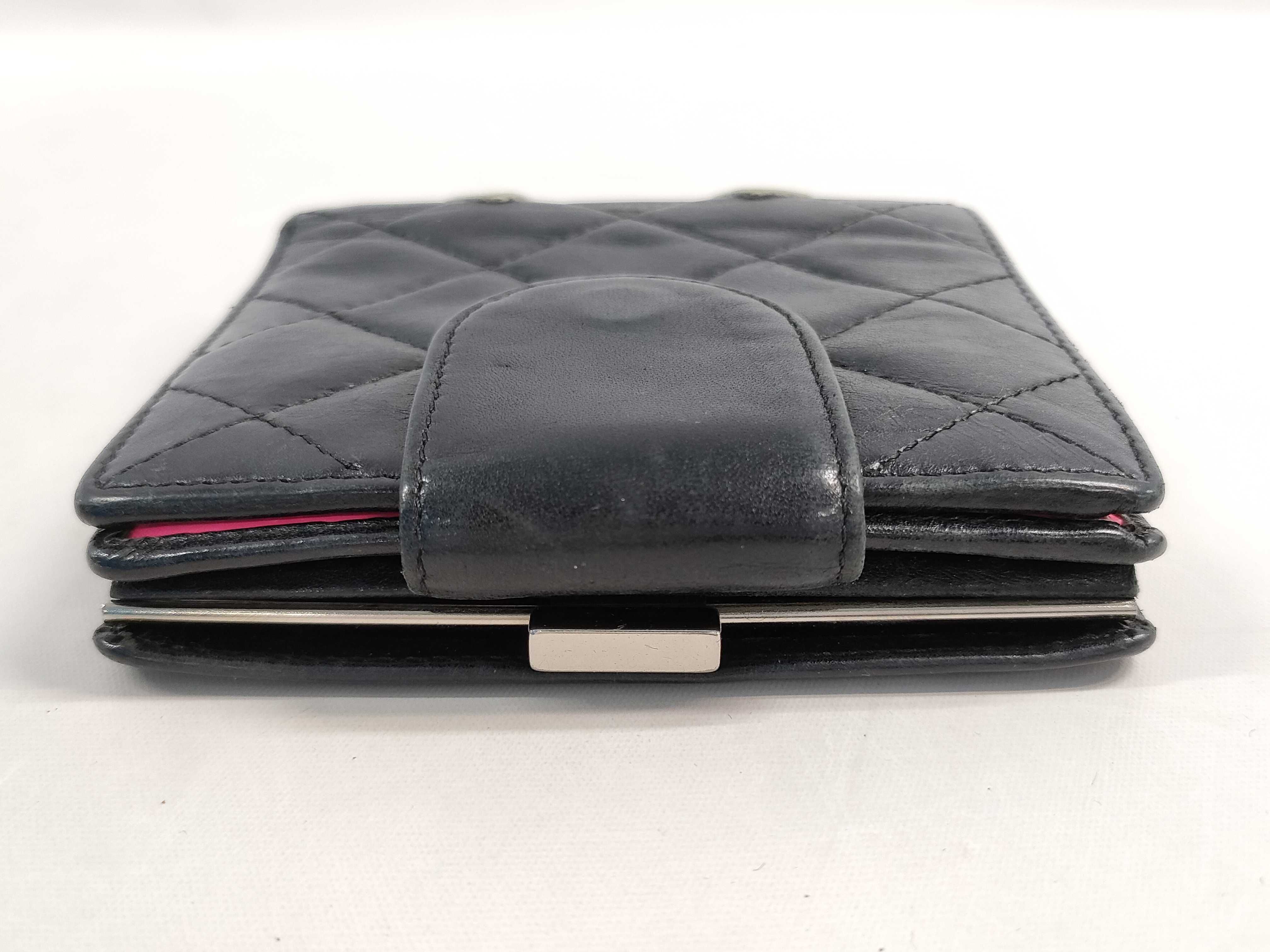【水曜終了】(10228_0093)CHANEL カンボン コンパクト財布 財布