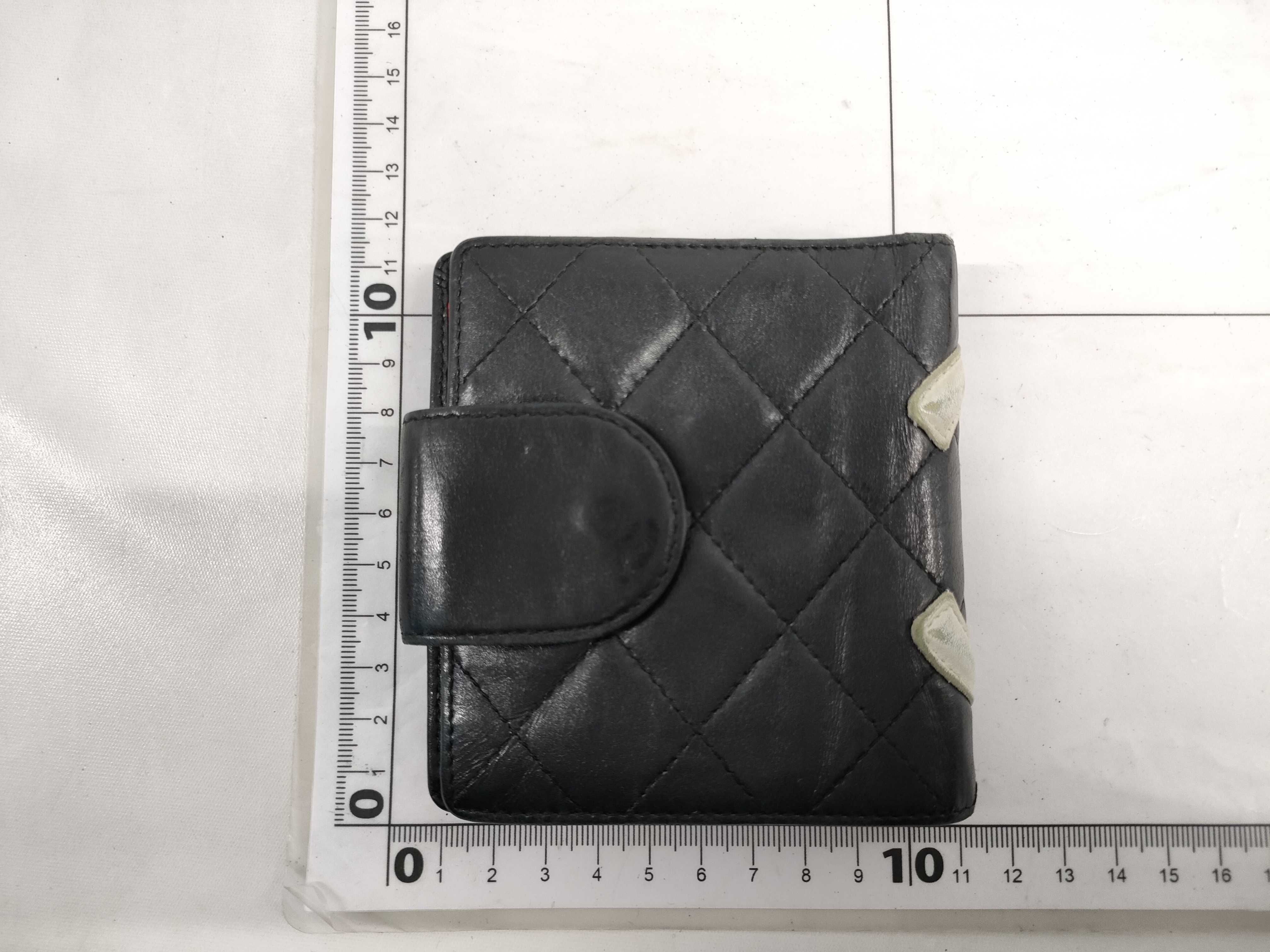 【水曜終了】(10228_0093)CHANEL カンボン コンパクト財布 財布