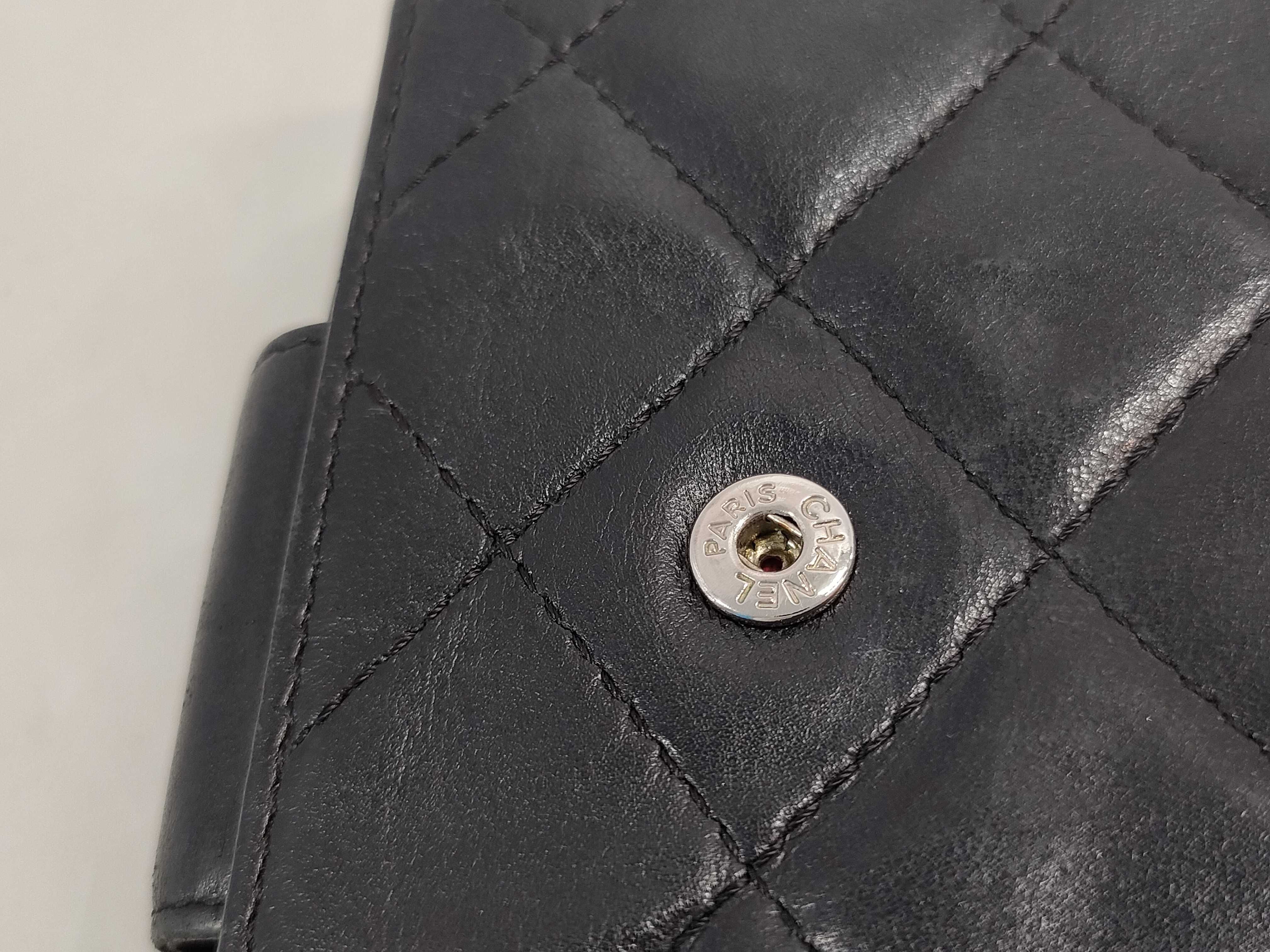 【水曜終了】(10228_0093)CHANEL カンボン コンパクト財布 財布