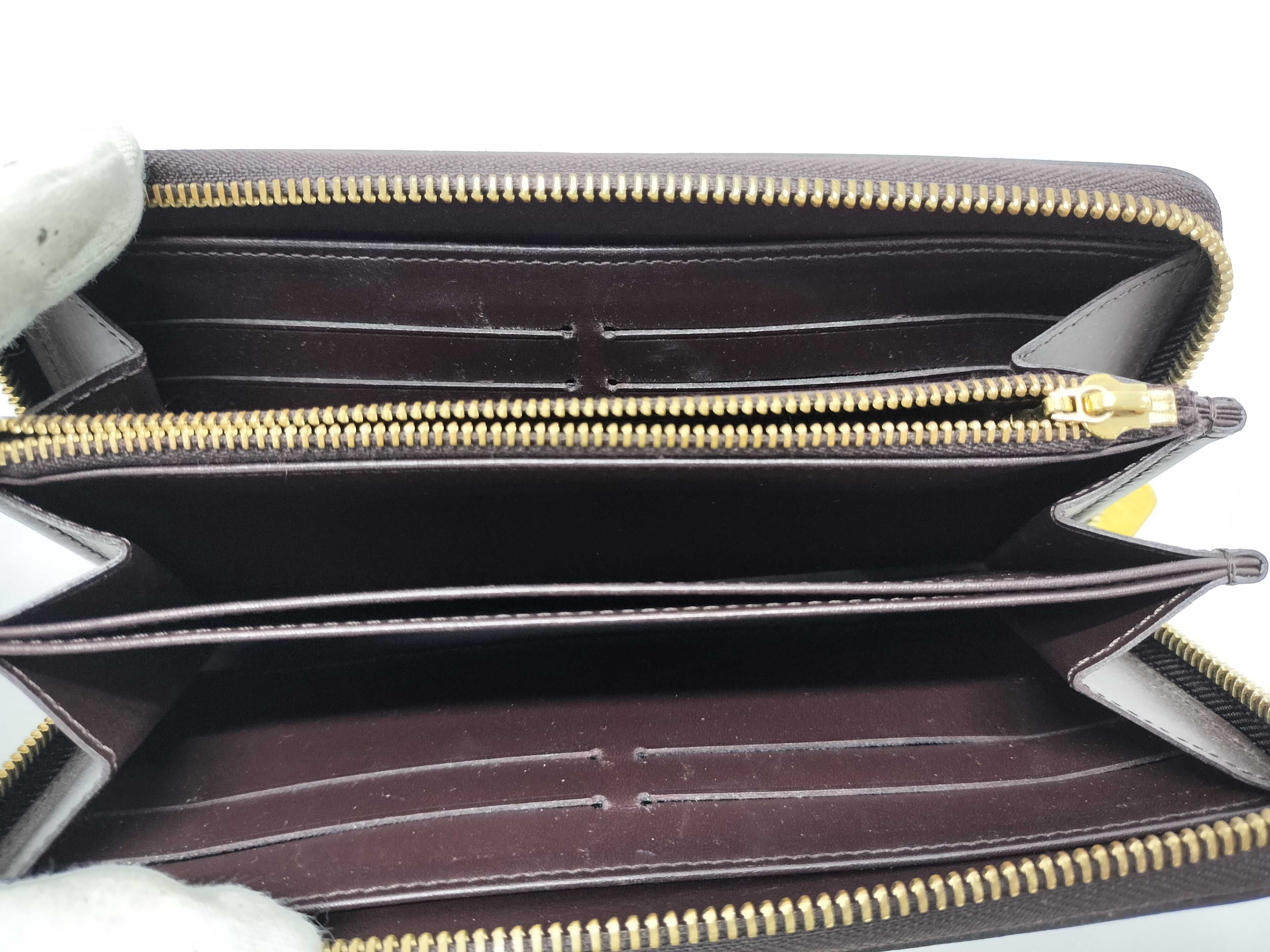 【水曜終了】(10229_0242)LOUIS VUITTON ヴェルニ M93522 アマラント ジッピーウォレット 財布