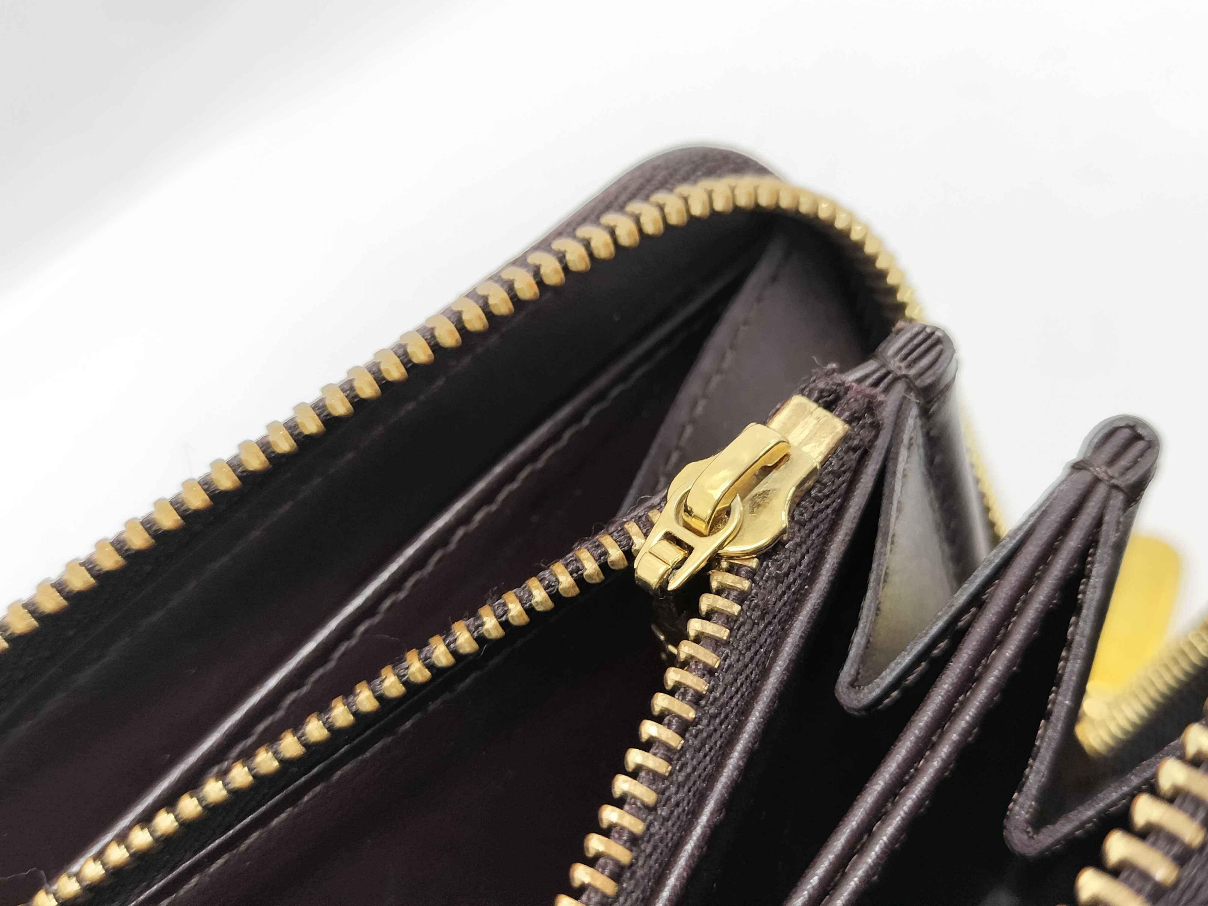 【水曜終了】(10229_0242)LOUIS VUITTON ヴェルニ M93522 アマラント ジッピーウォレット 財布