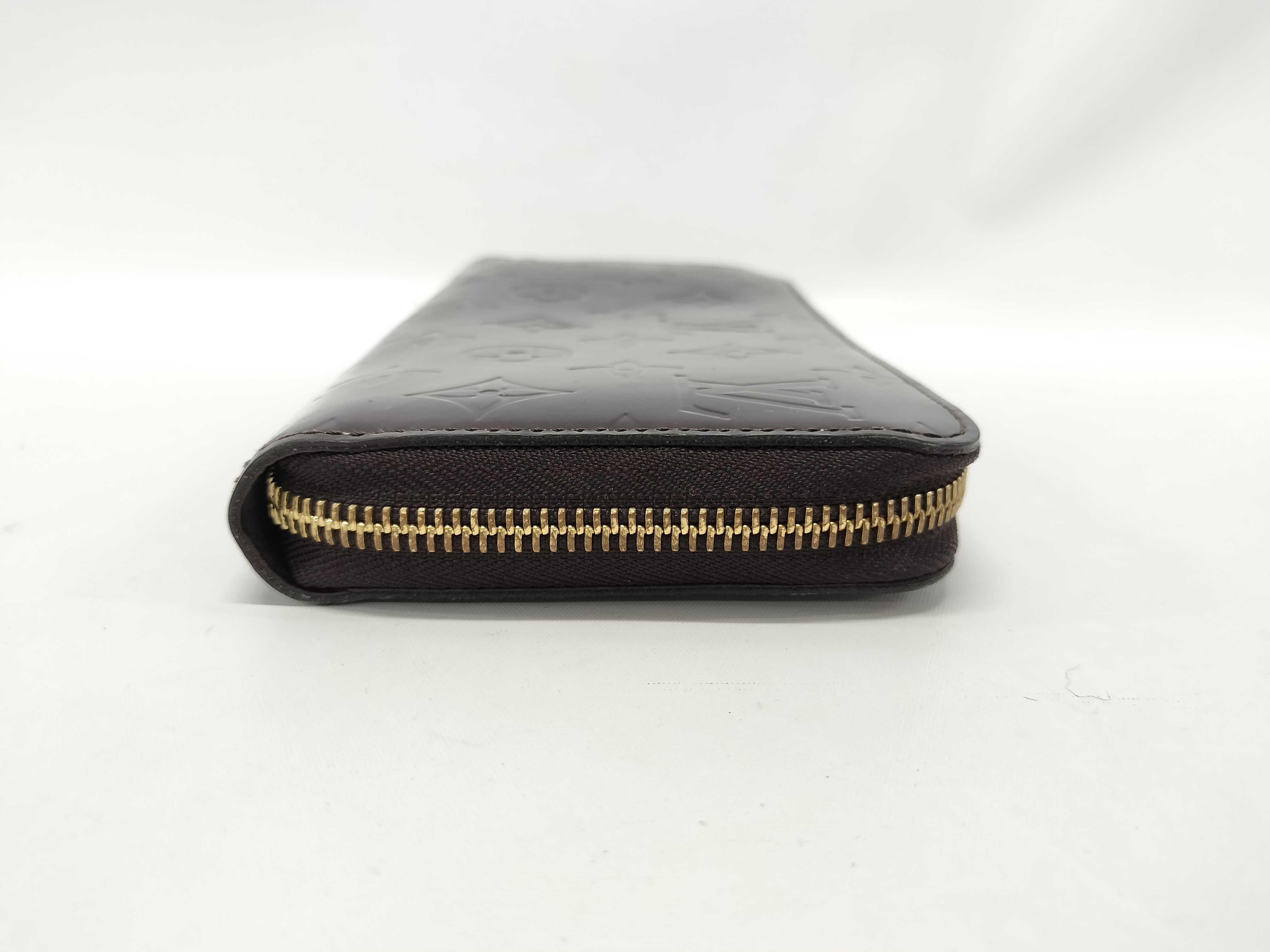 【水曜終了】(10229_0242)LOUIS VUITTON ヴェルニ M93522 アマラント ジッピーウォレット 財布