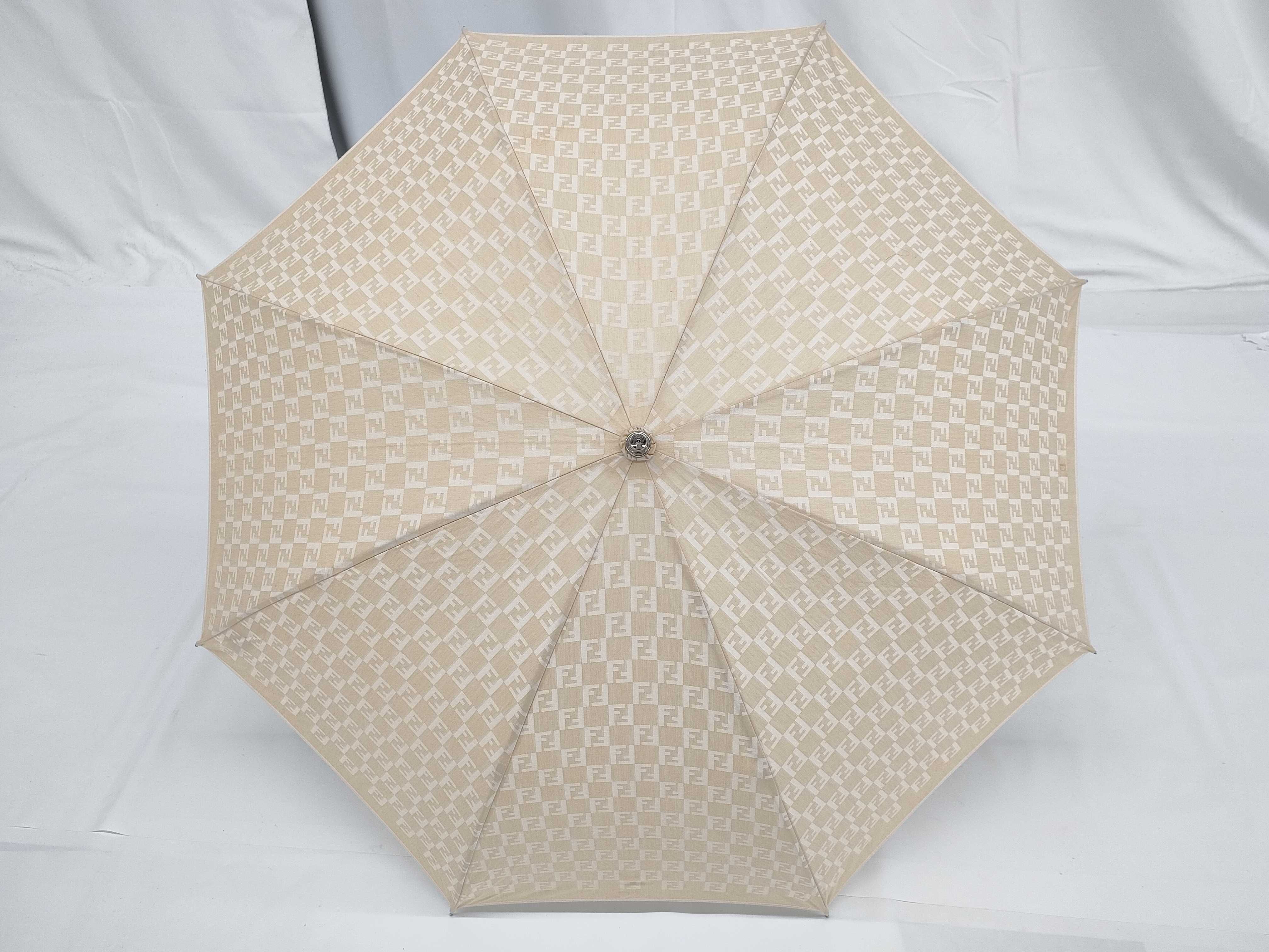 【水曜終了】(10230_0348)FENDI 折りたたみ日傘 ズッカ 傘 傘(小物)