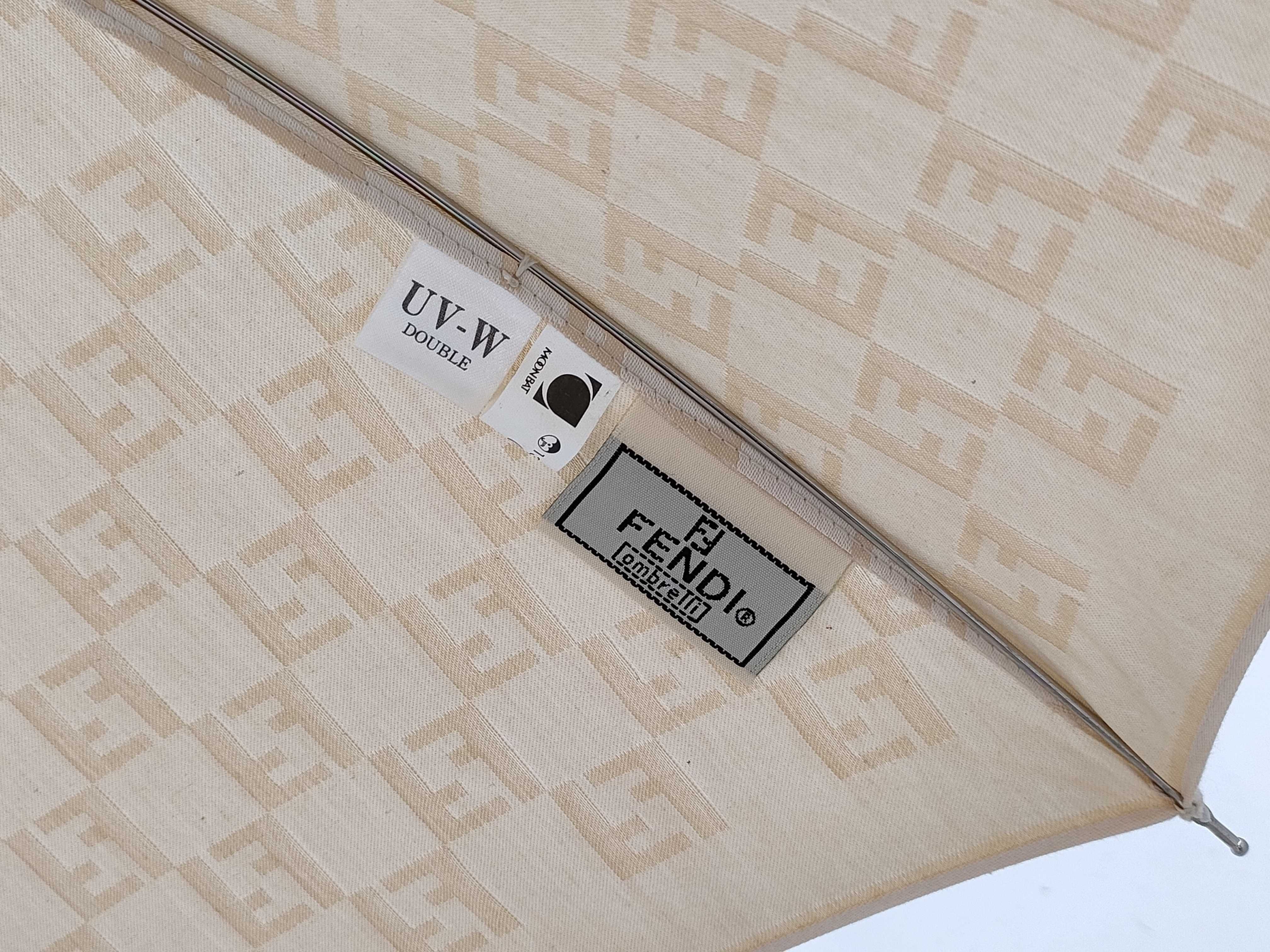 【水曜終了】(10230_0348)FENDI 折りたたみ日傘 ズッカ 傘 傘(小物)