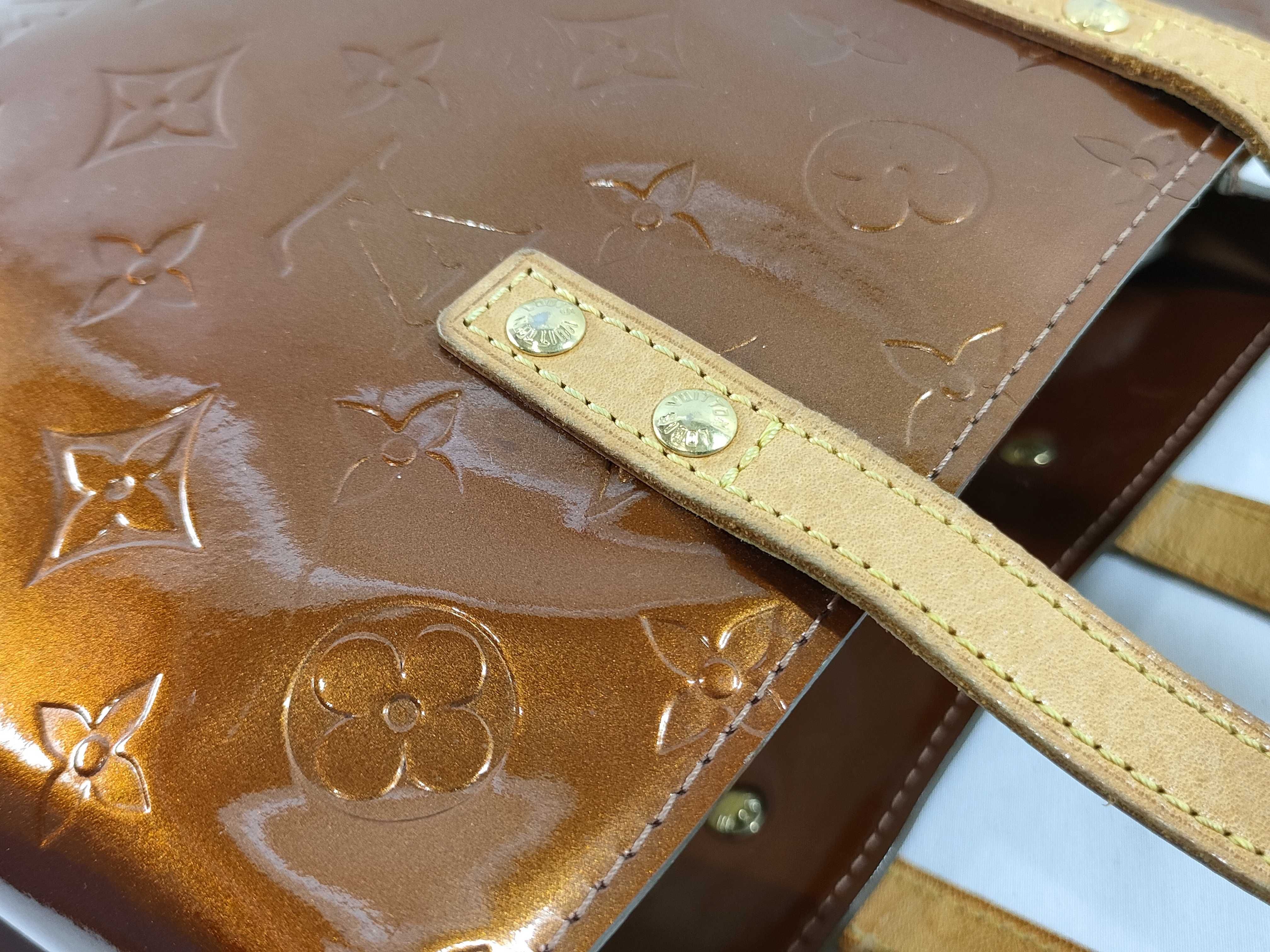 【水曜終了】(10229_0110)LOUIS VUITTON ヴェルニ M9134 リードPM ハンドバッグ