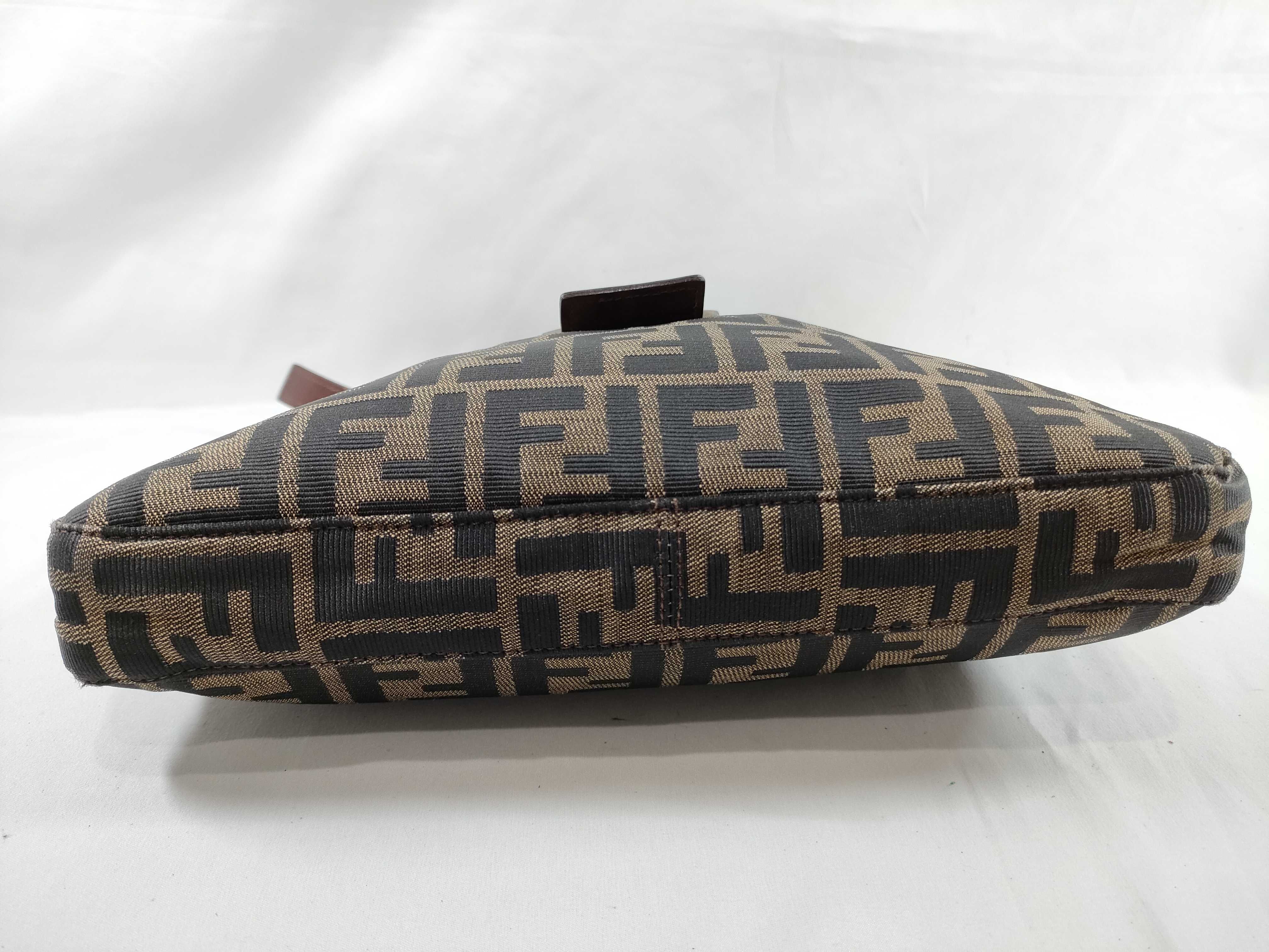 【水曜終了】(10230_0322)FENDI マンマ ズッカ ワンショルダー ※金具ねじ社外リペア ハンドバッグ