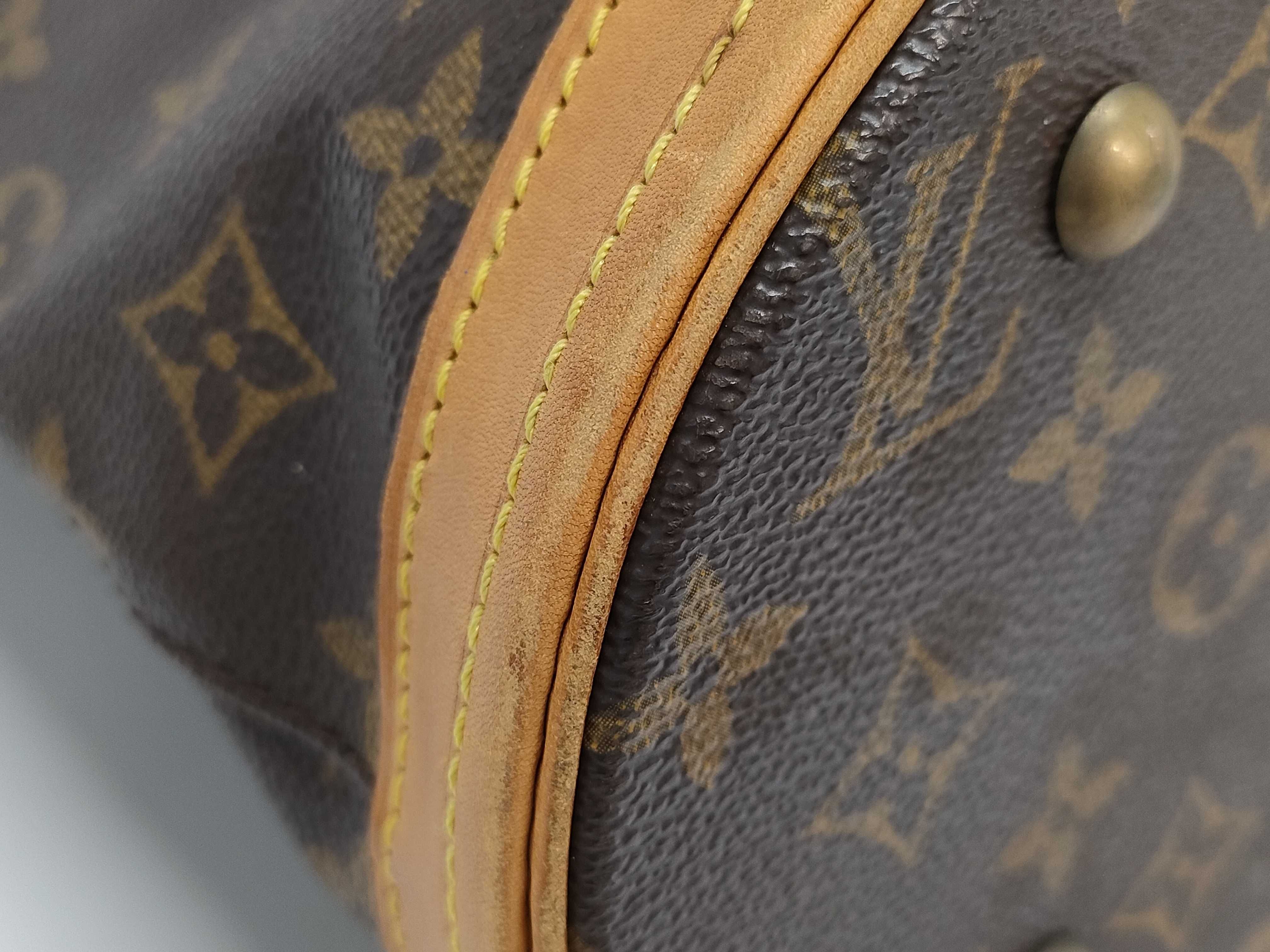 【水曜終了】(10229_0292)LOUIS VUITTON モノグラム バケットPM ポーチあり トートバッグ