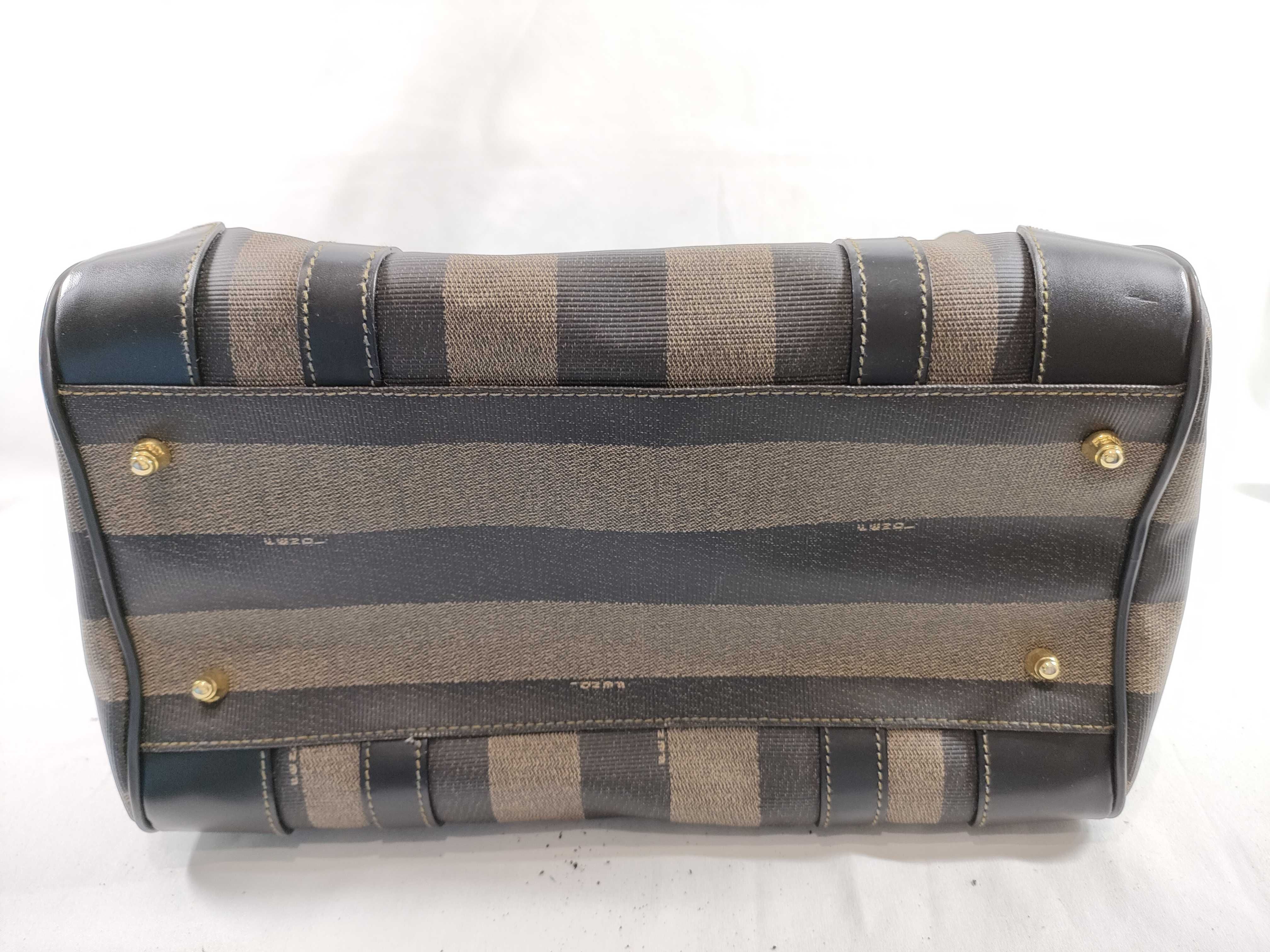 【水曜終了】(10230_0326)FENDI ペカン柄 ボストン ハンドバッグ