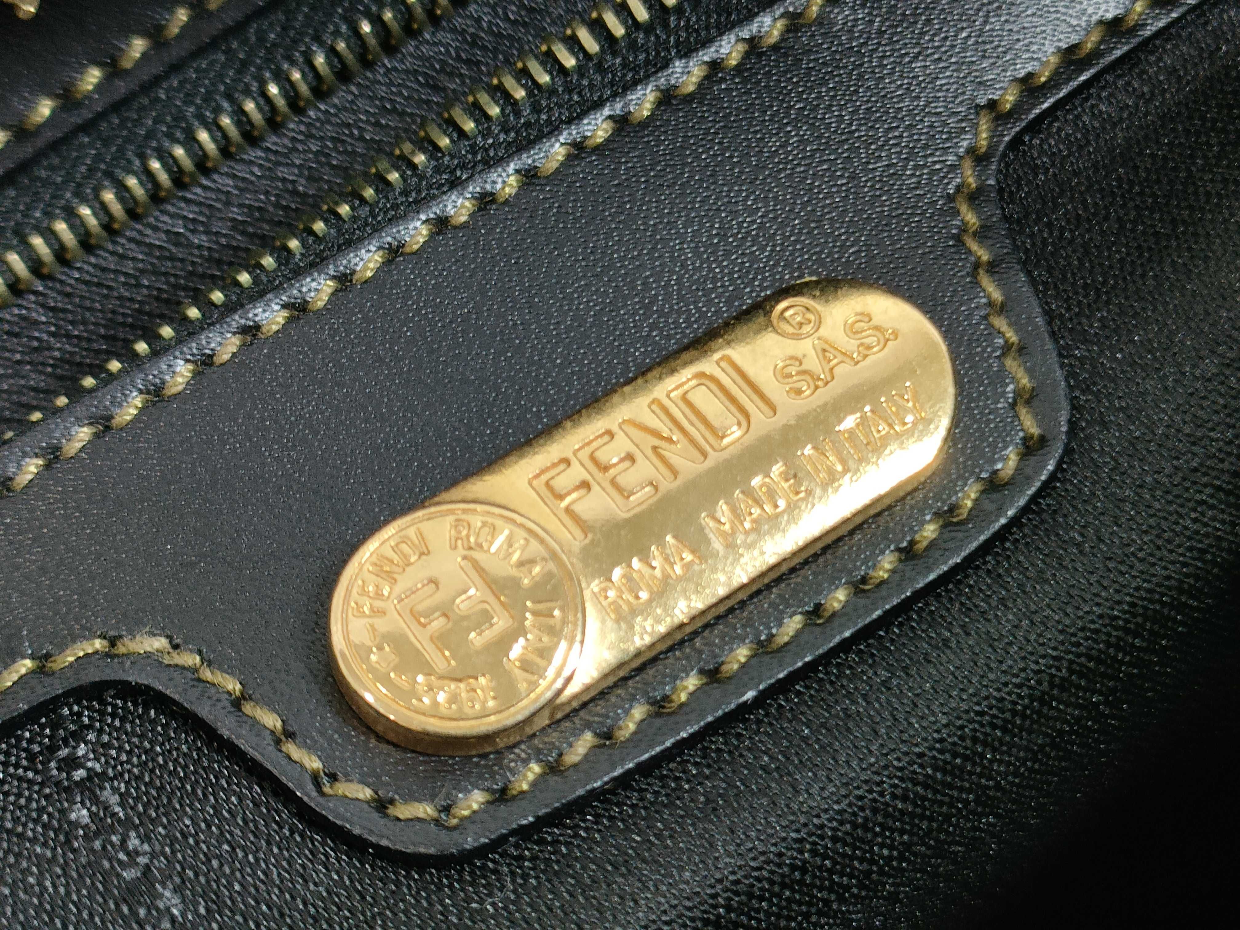 【水曜終了】(10230_0326)FENDI ペカン柄 ボストン ハンドバッグ