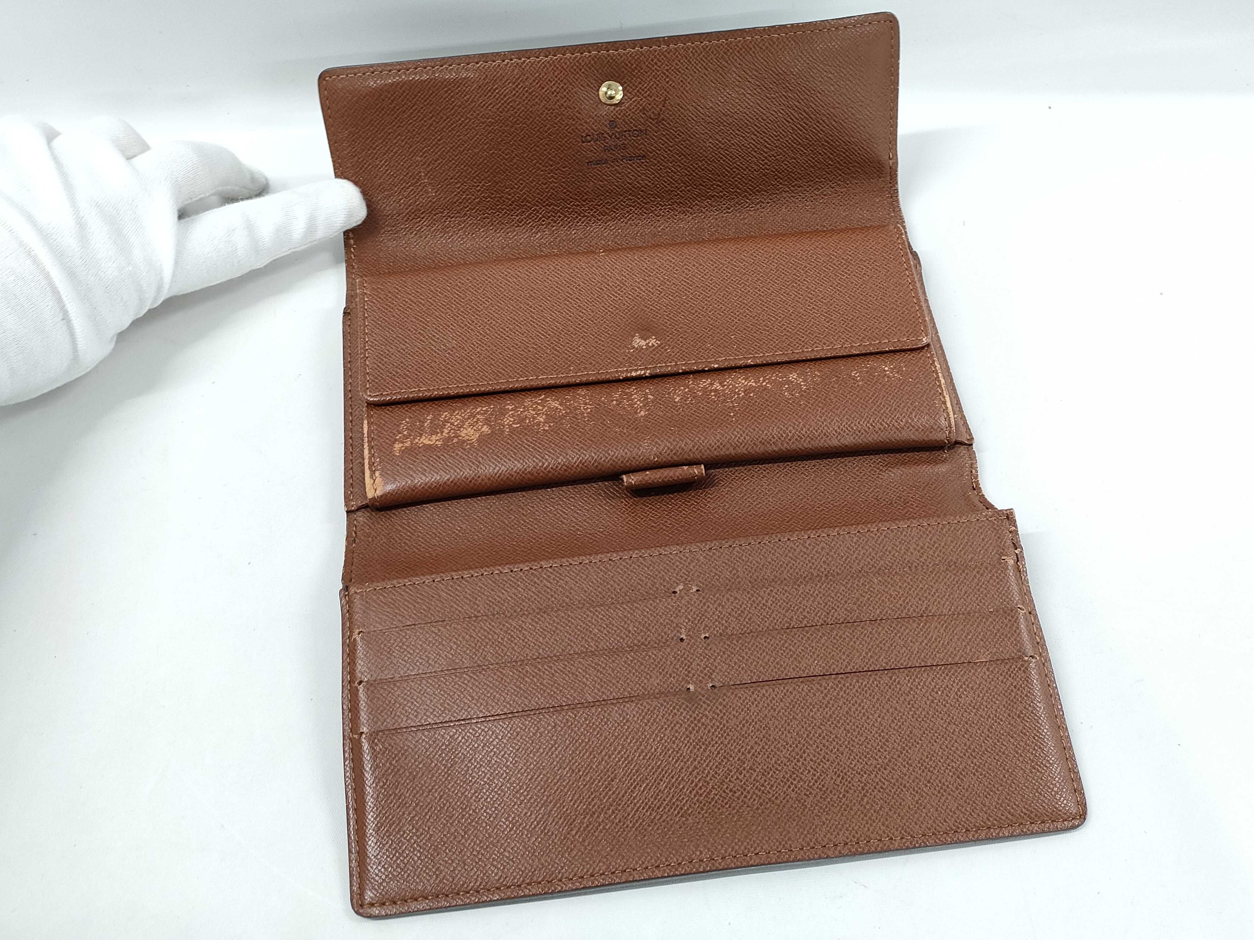 【水曜終了】(10229_0246)LOUIS VUITTON モノグラム M61734 ポルトフォイユサラ 財布