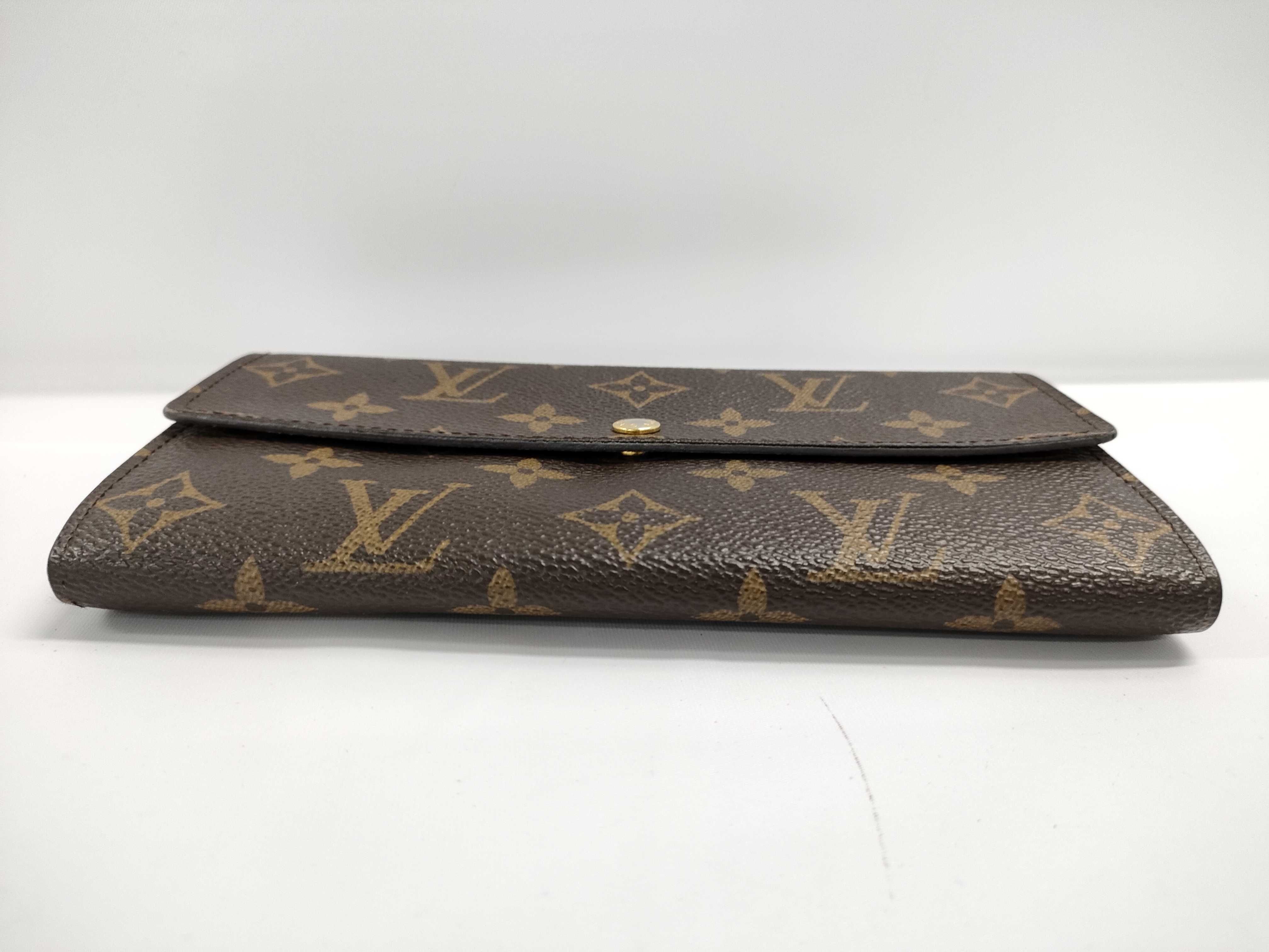 【水曜終了】(10229_0334)LOUIS VUITTON モノグラム ポルトフォイユ・サラ イニシャル入り 財布