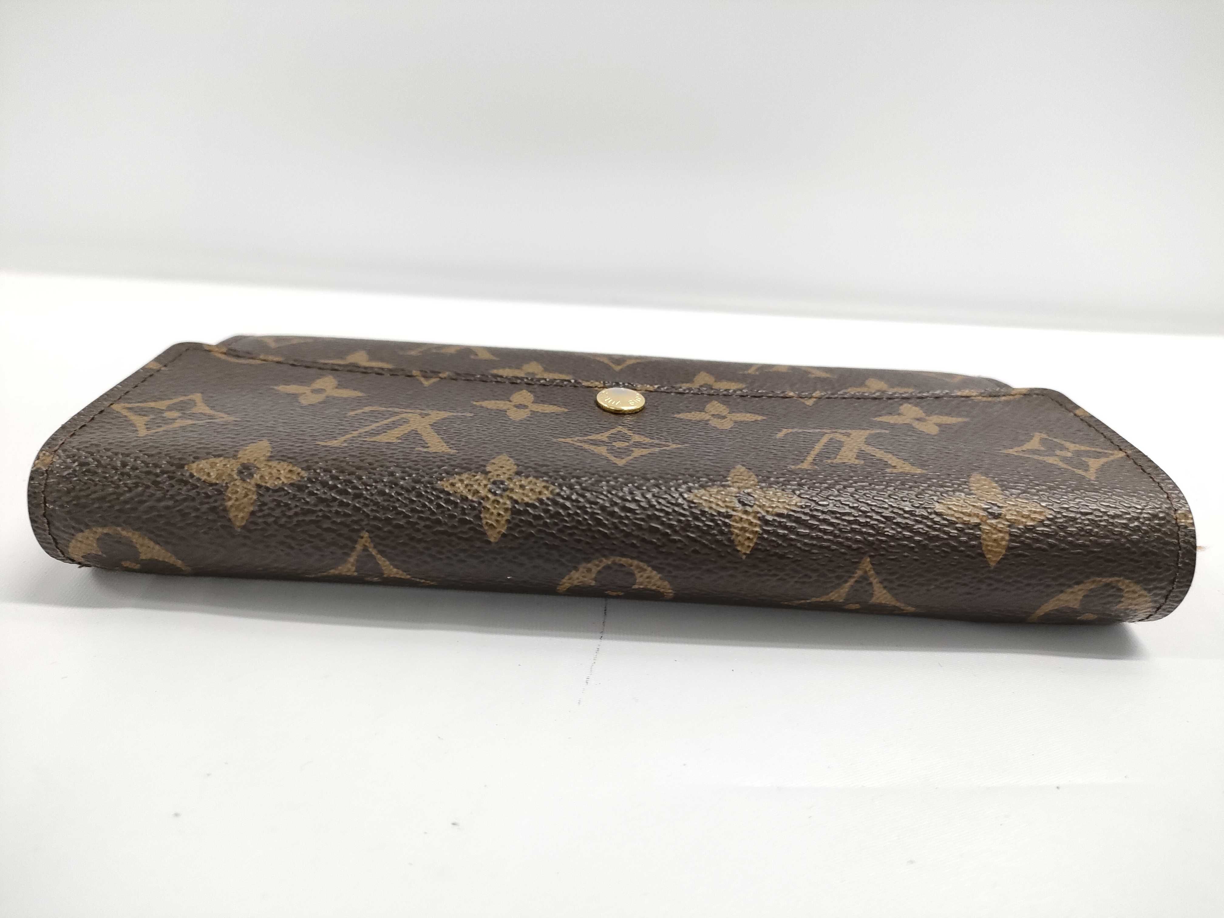 【水曜終了】(10229_0334)LOUIS VUITTON モノグラム ポルトフォイユ・サラ イニシャル入り 財布