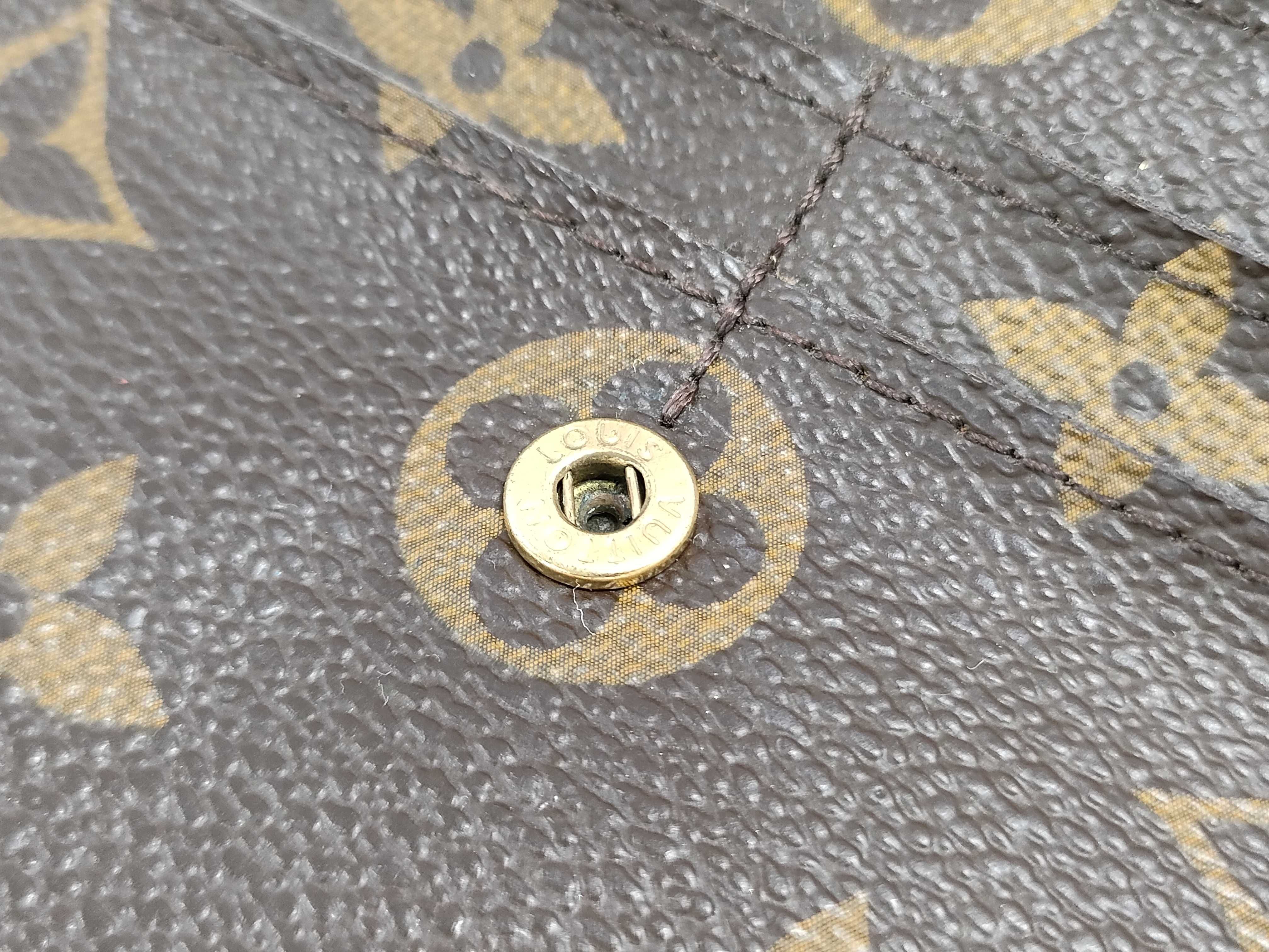 【水曜終了】(10229_0334)LOUIS VUITTON モノグラム ポルトフォイユ・サラ イニシャル入り 財布